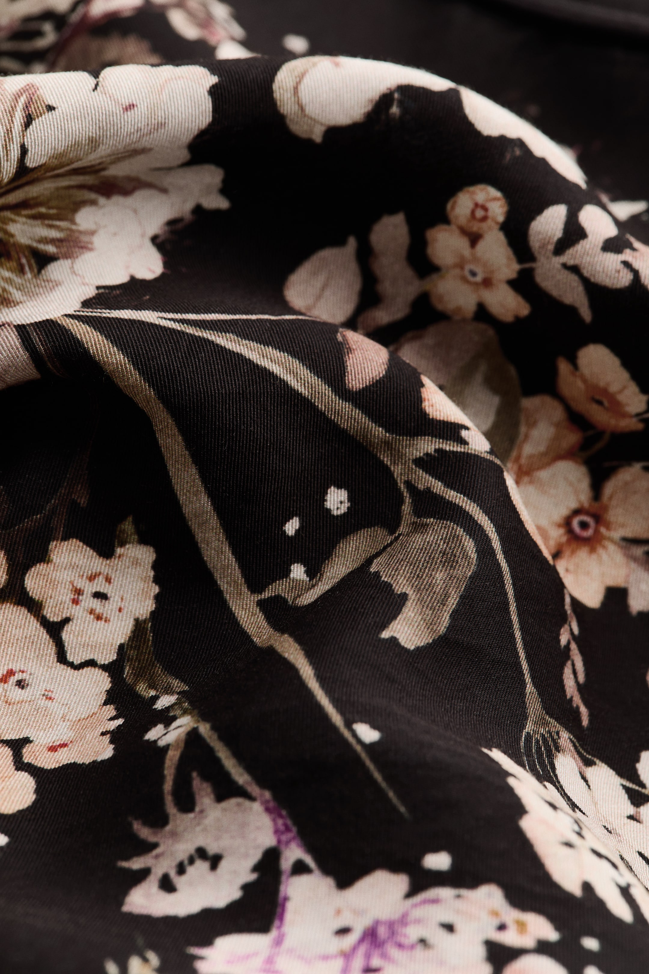 Tie-Belt Twill Jacket