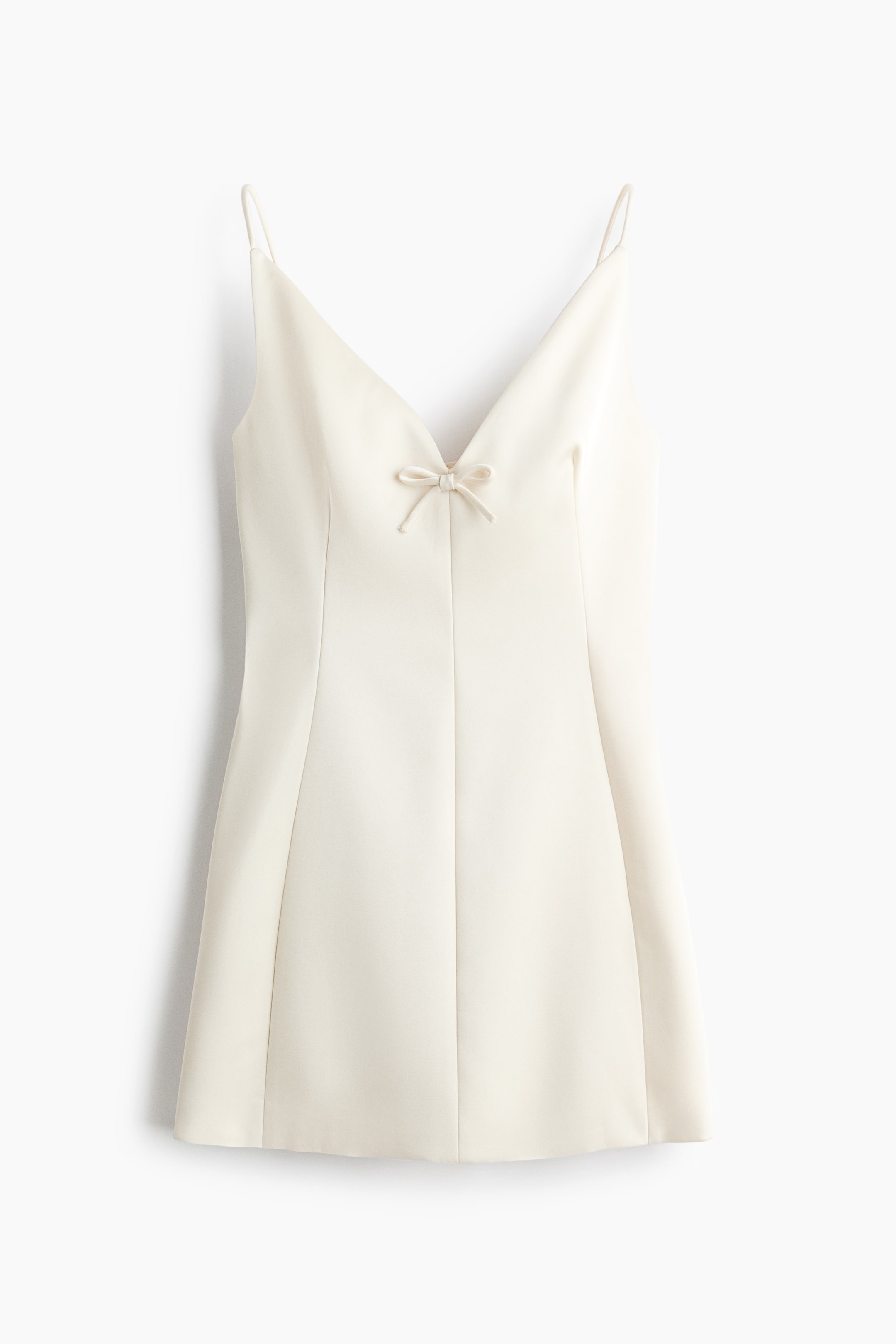 View larger image: Bow-detail strappy dress - Ivory - Ladies | H&M 1