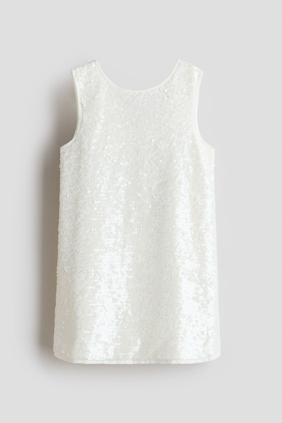 Детские платья H&M Bow-Detail Sequined Dress