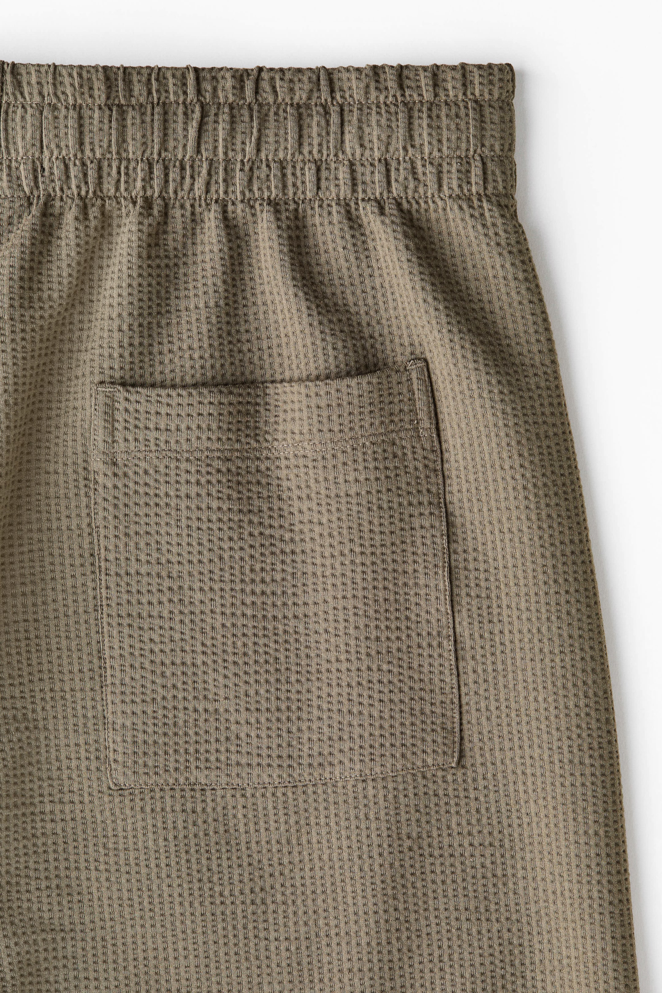 Relaxed-Fit Waffled Shorts