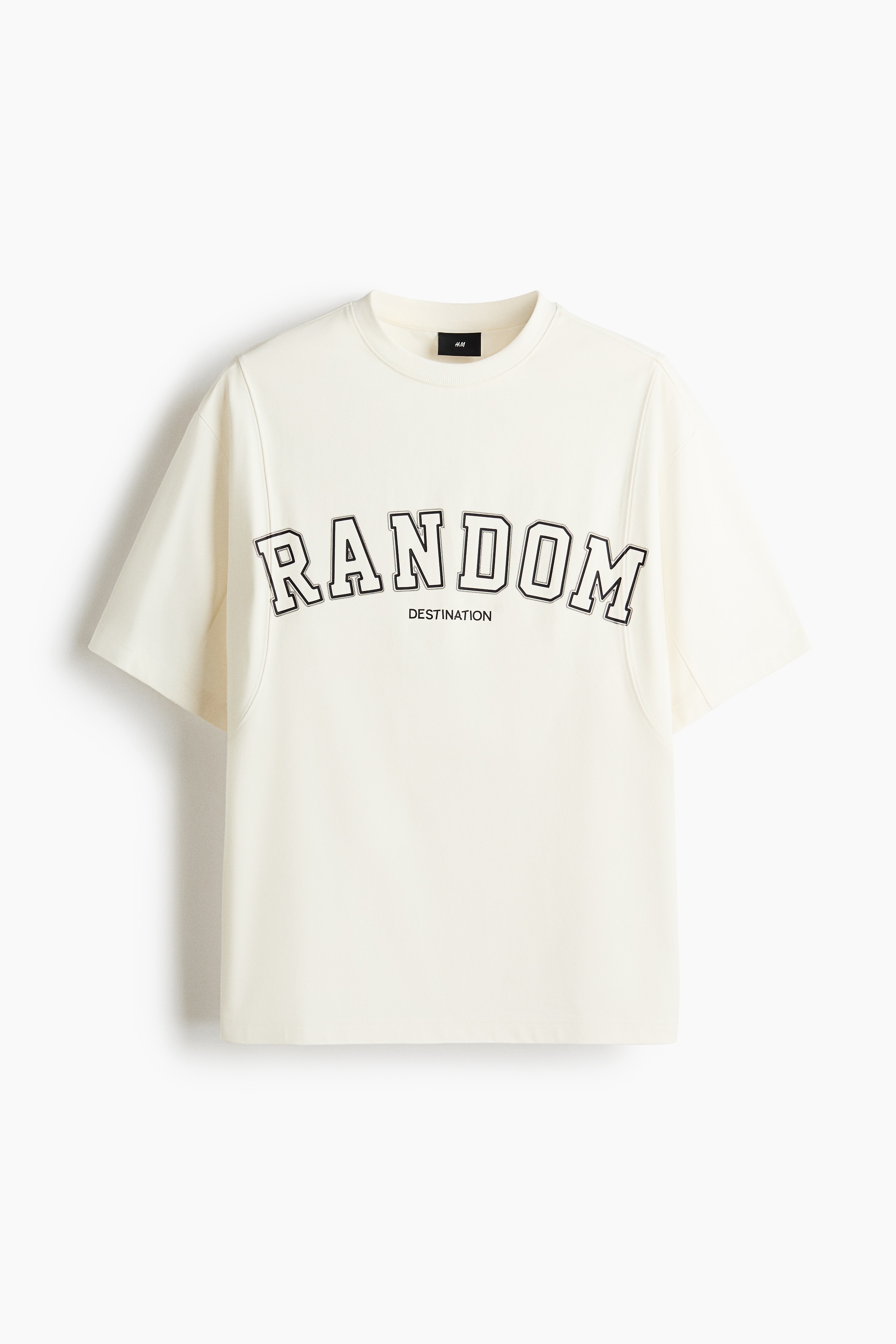 Loose Fit Printed T-shirt - Cream/Random/Black/Passion/Dark beige/Destination