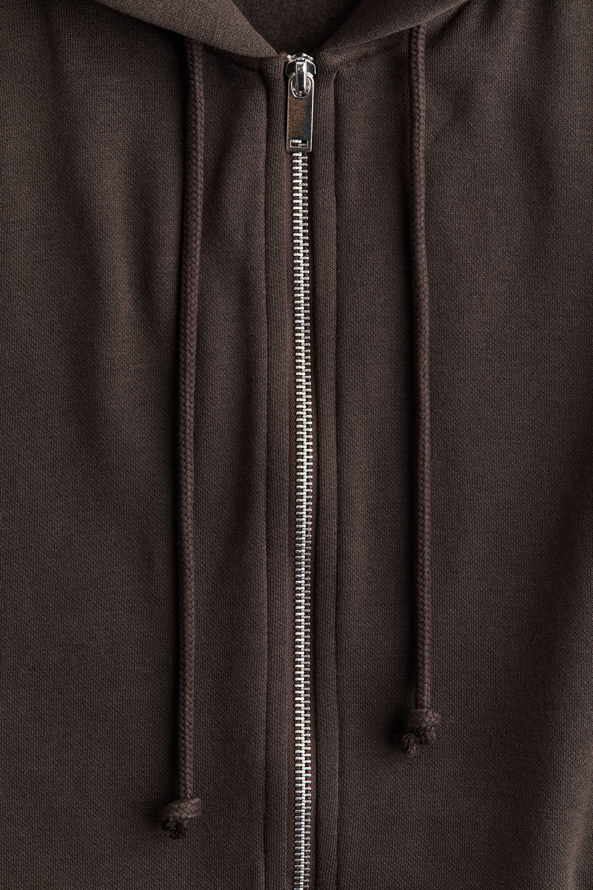 Oversized zip-through hoodie