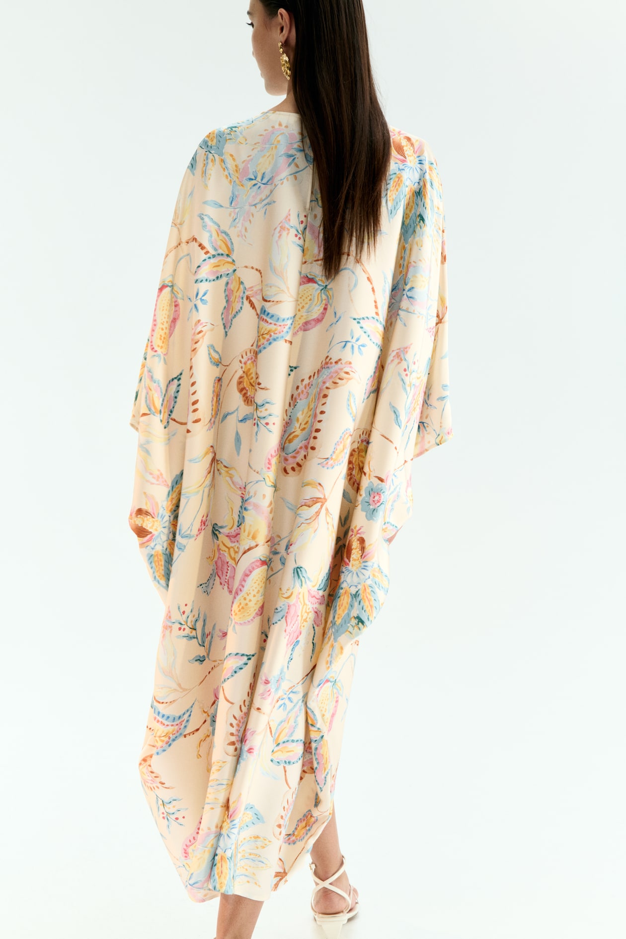 Satin Kaftan Dress - image 2