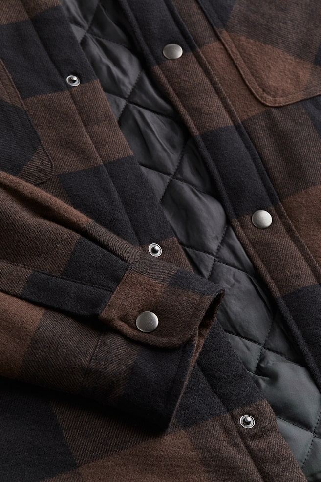 Padded overshirt - Brown/Checked/White/Beige checked/Dark beige/Black checked/Dark grey/Checked/dc/dc/dc - 6