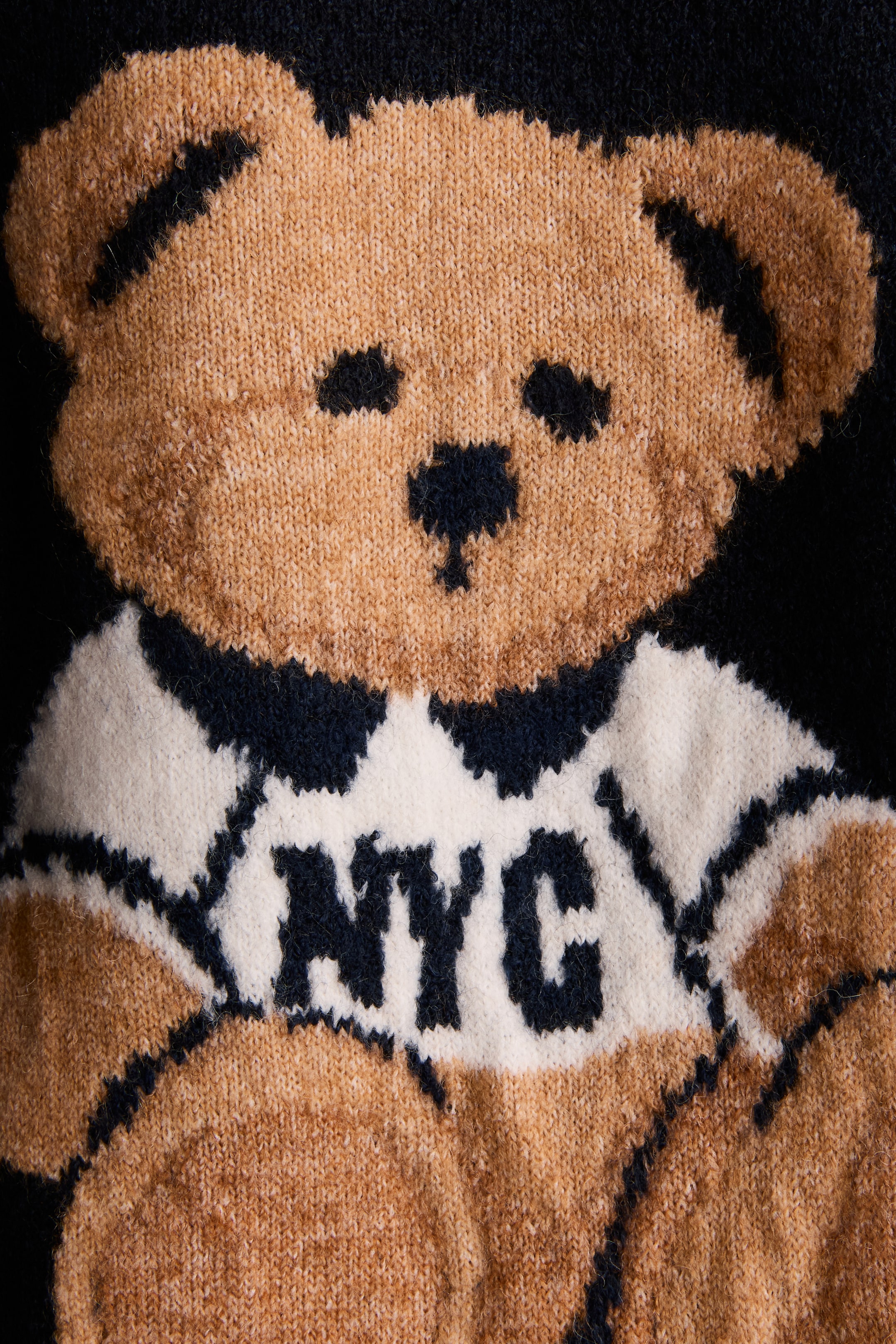 Loose-Fit Motif-Detail Sweater