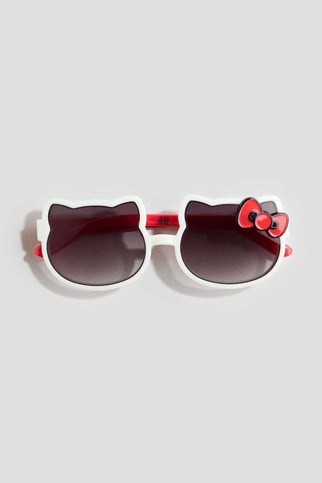 Appliquéd Sunglasses - Red/Hello Kitty/Pink/Lilo & Stitch - 1