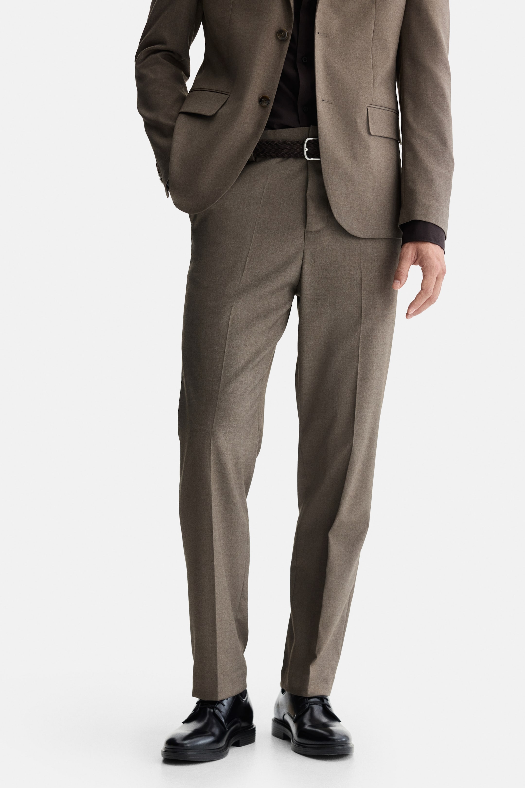 Grösseres Bild ansehen: Anzughose in Regular Fit - Dunkelbeige - HERREN | H&M CH 2