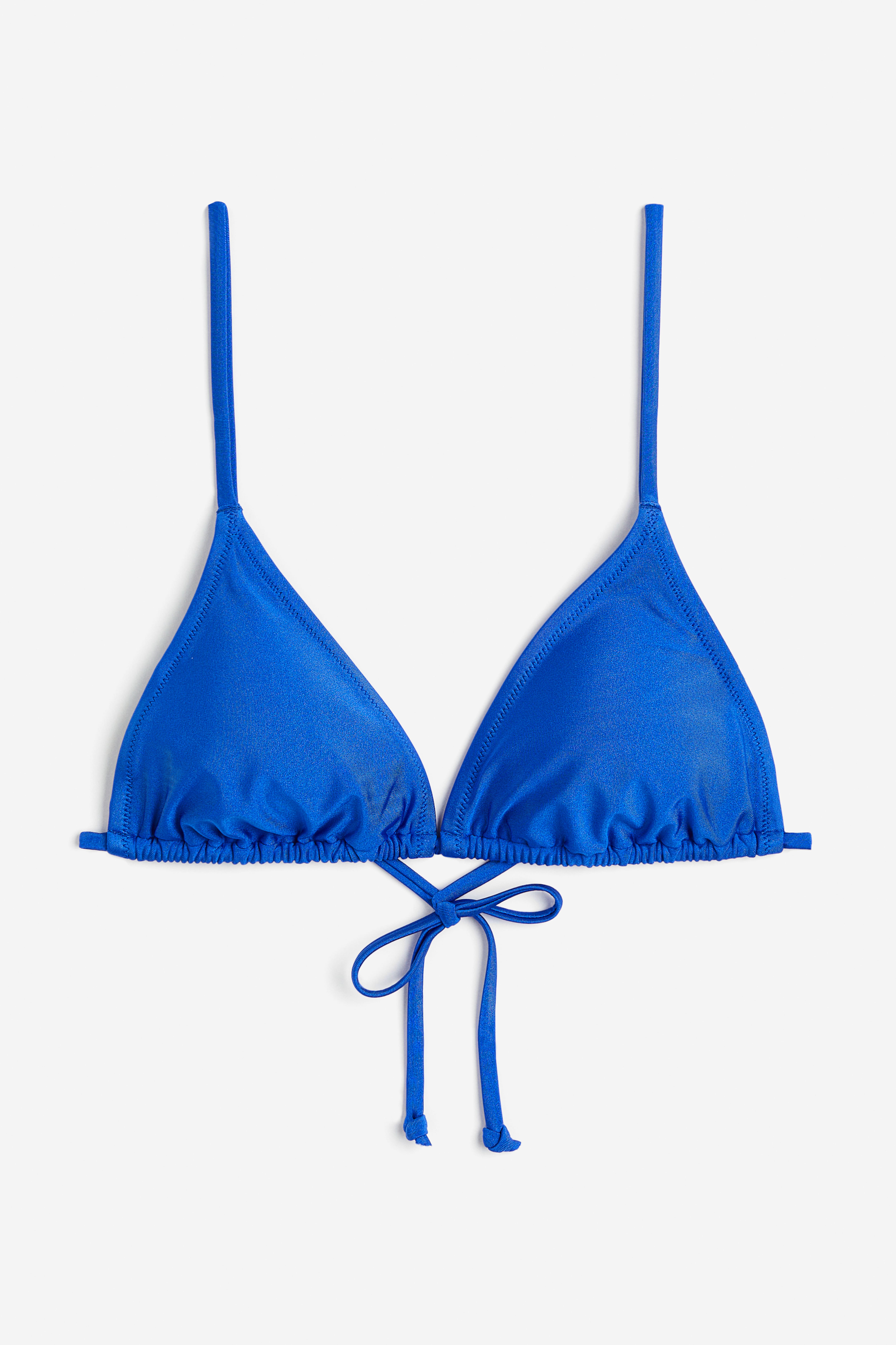 Bright blue bikini top online