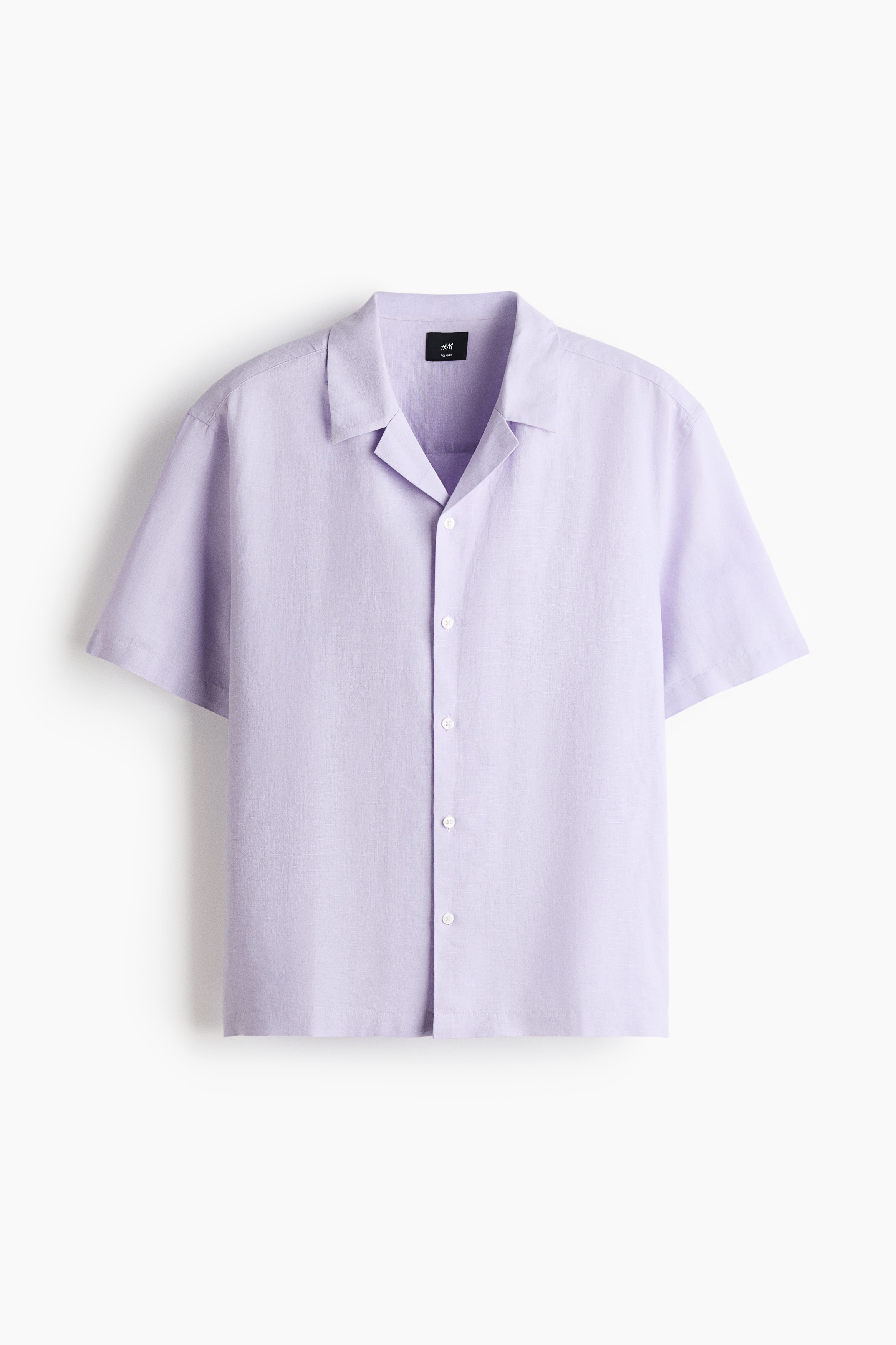 Relaxed Fit Linen-blend resort shirt