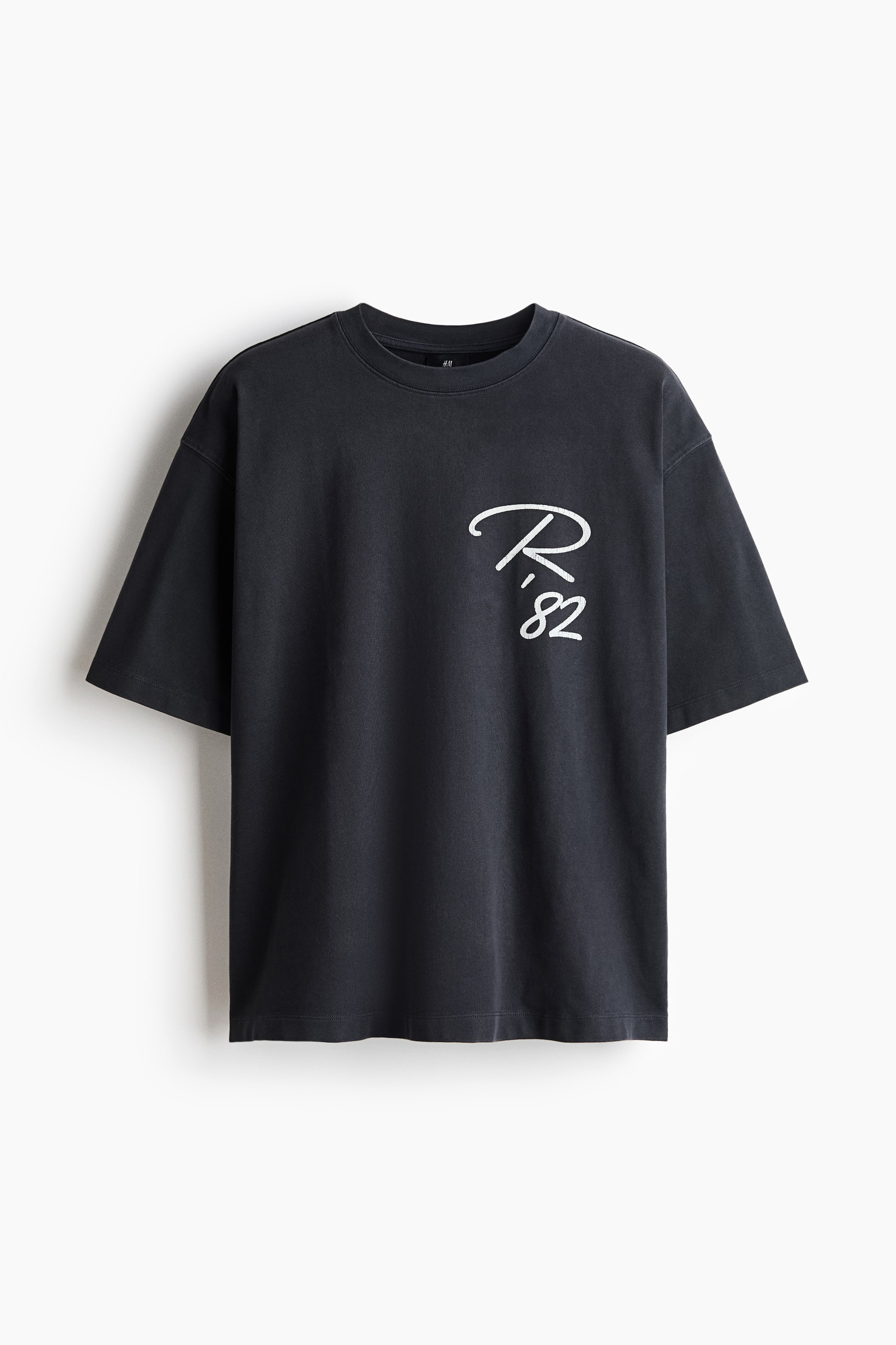 Oversized Printed Cotton T-Shirt