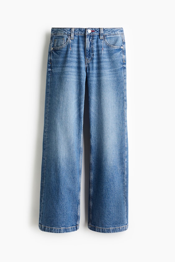 Женские джинсы H&M Wide Regular Jeans