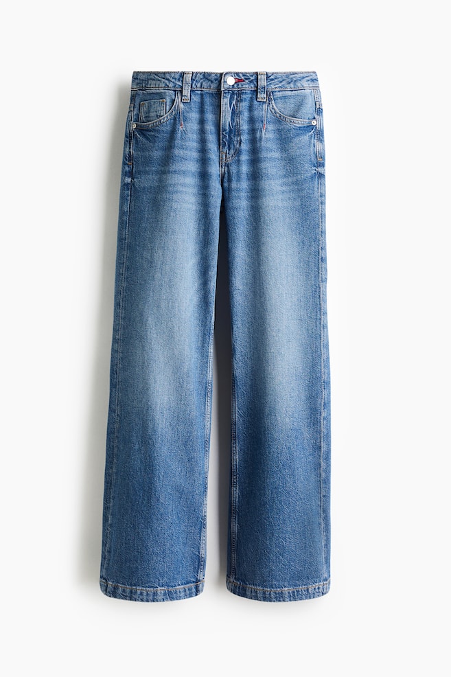 Wide Regular Jeans - Denim blue - 1
