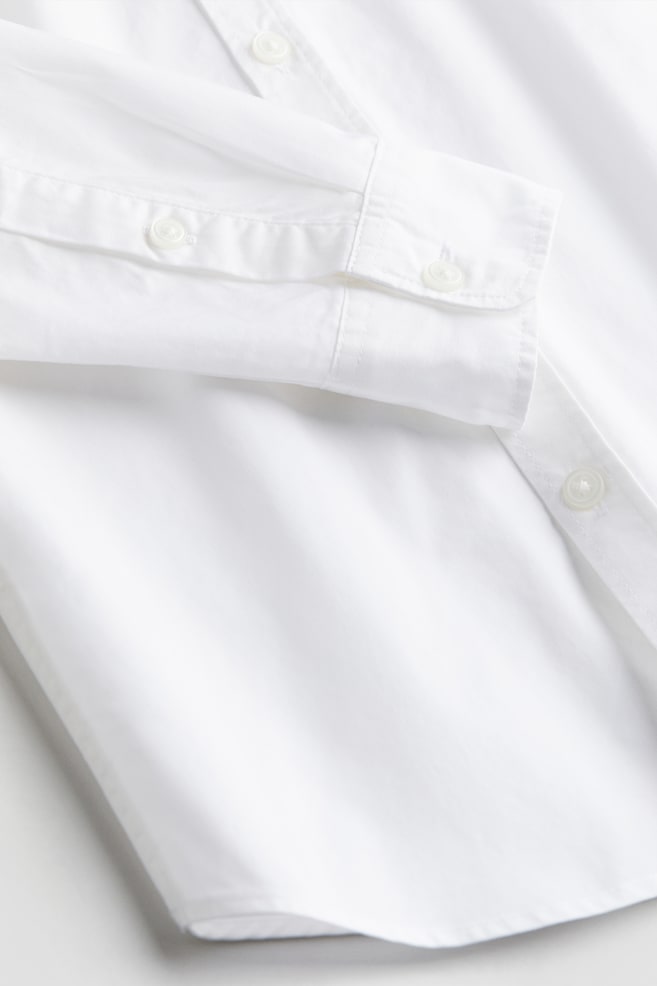 Camicia in cotone - Bianco/Azzurro/Verde chiaro/Blu navy/Bianco/beige righe/Bianco/blu righe/Blu scuro/fantasia/Blu scuro/quadri/Rosso - 3