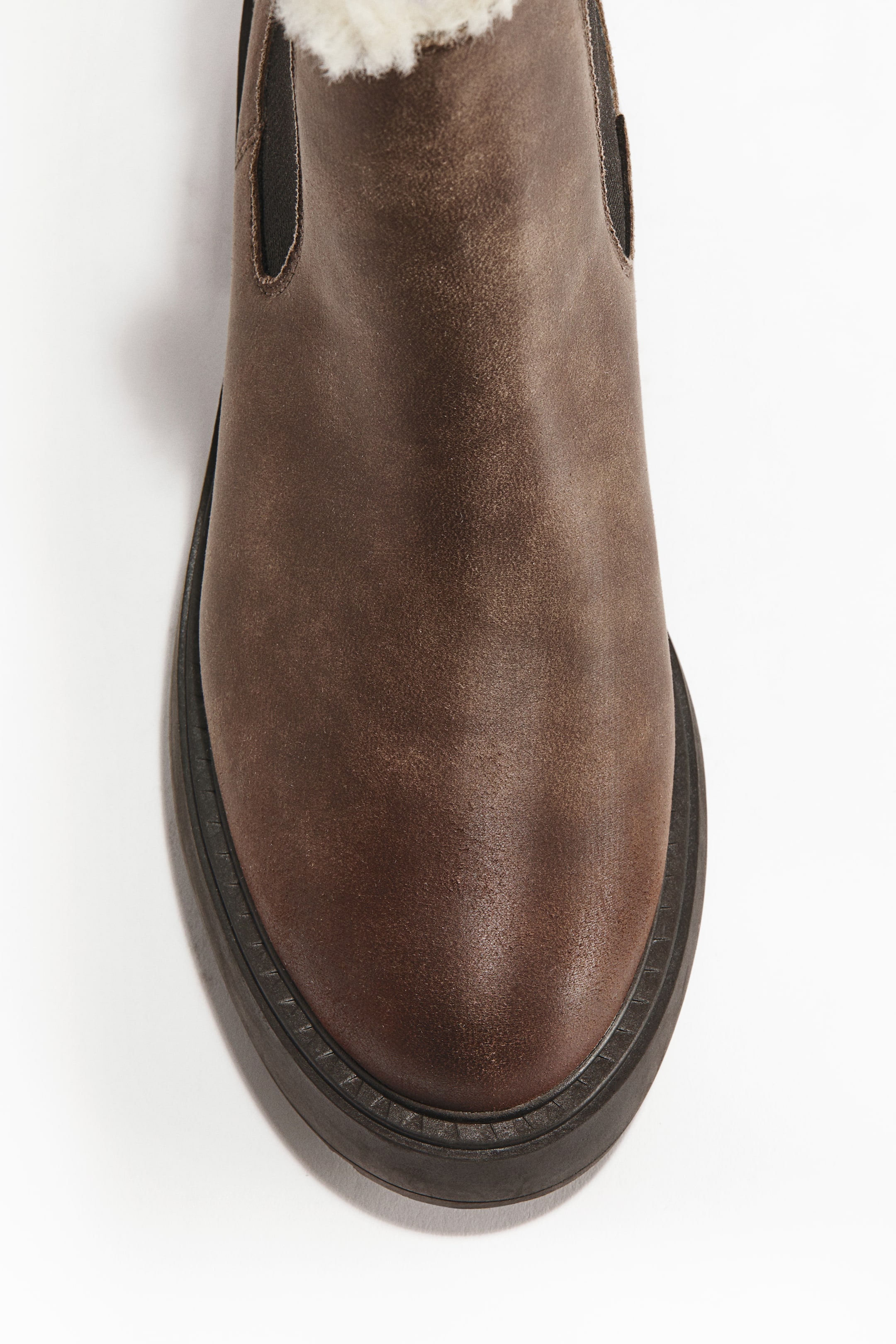 View larger image: Warm-Lined Chelsea Boots - Dark brown - Ladies | H&M US 2
