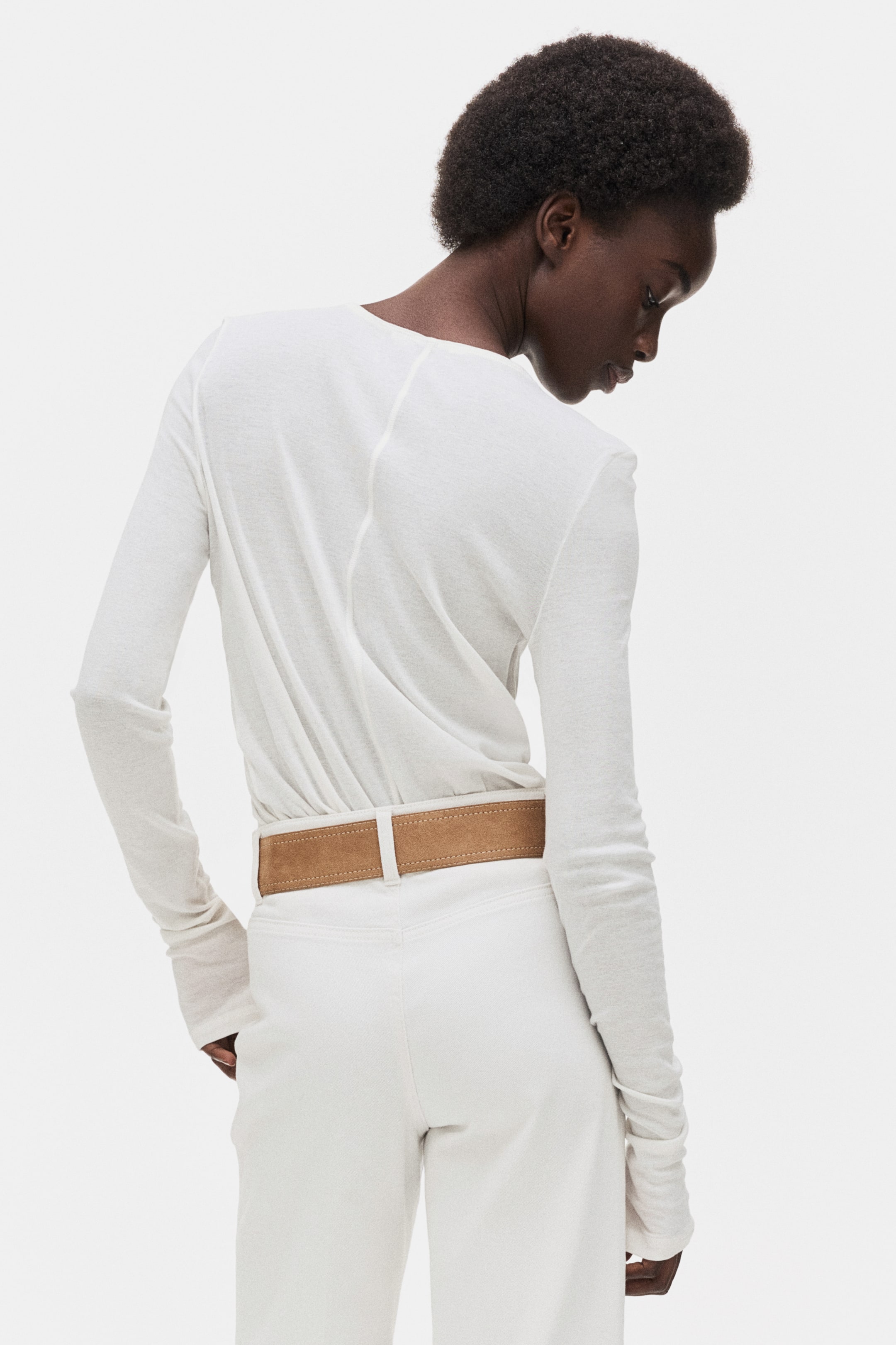 Jean taille haute coupe bottillon