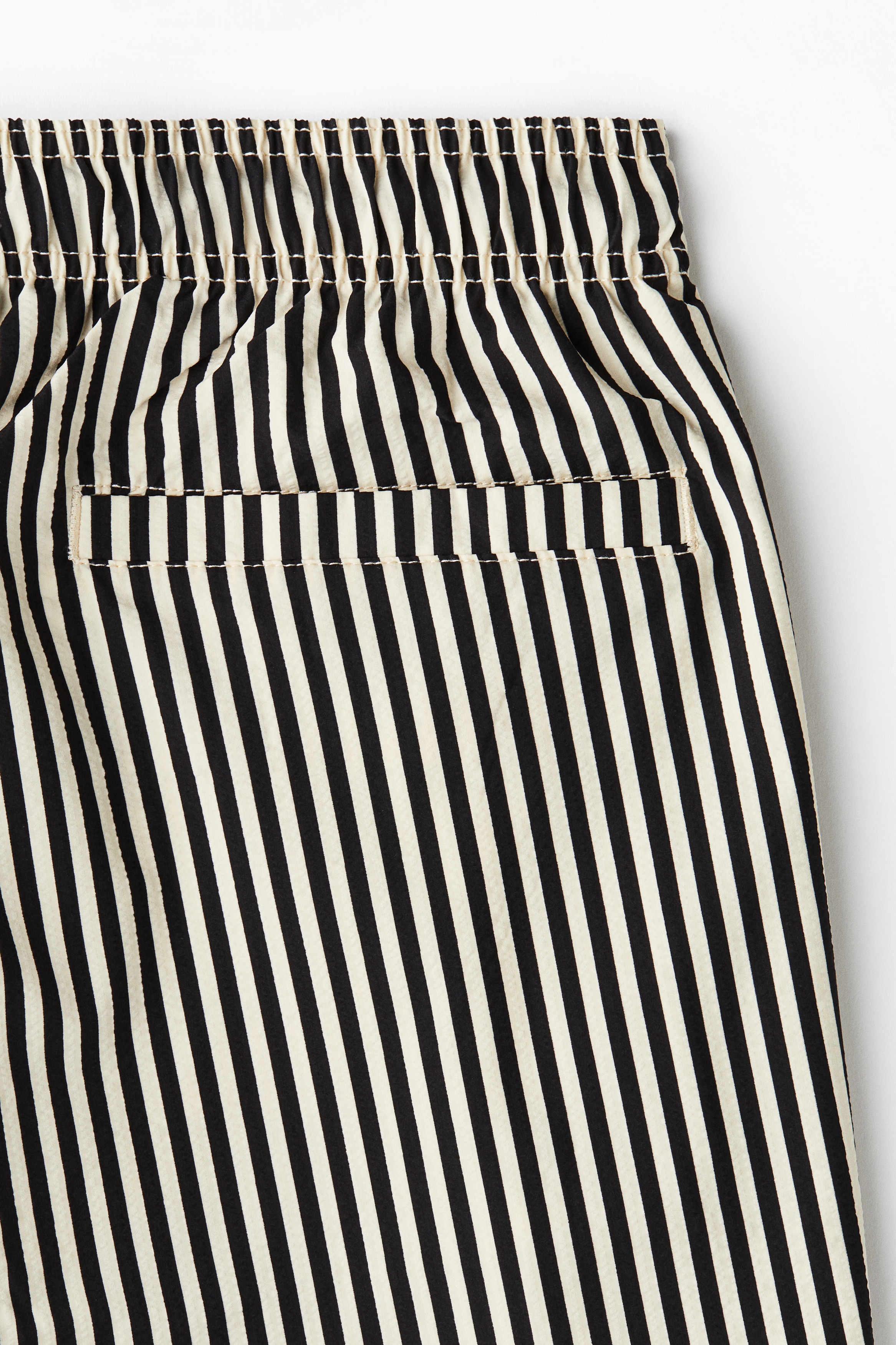 Seersucker swim shorts
