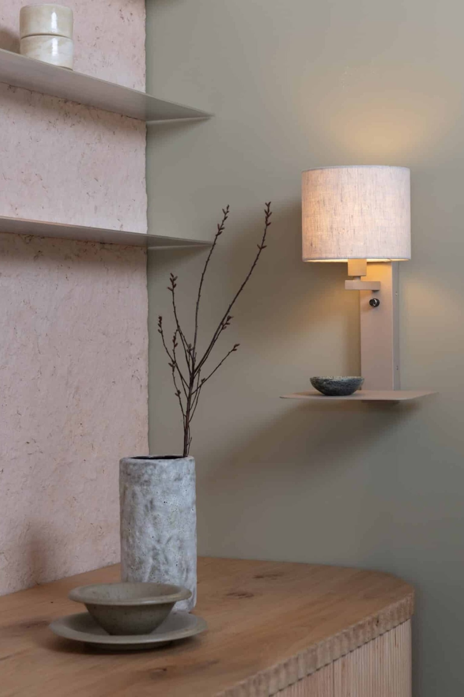 Florence Lampa Ścienna - Brown - 5