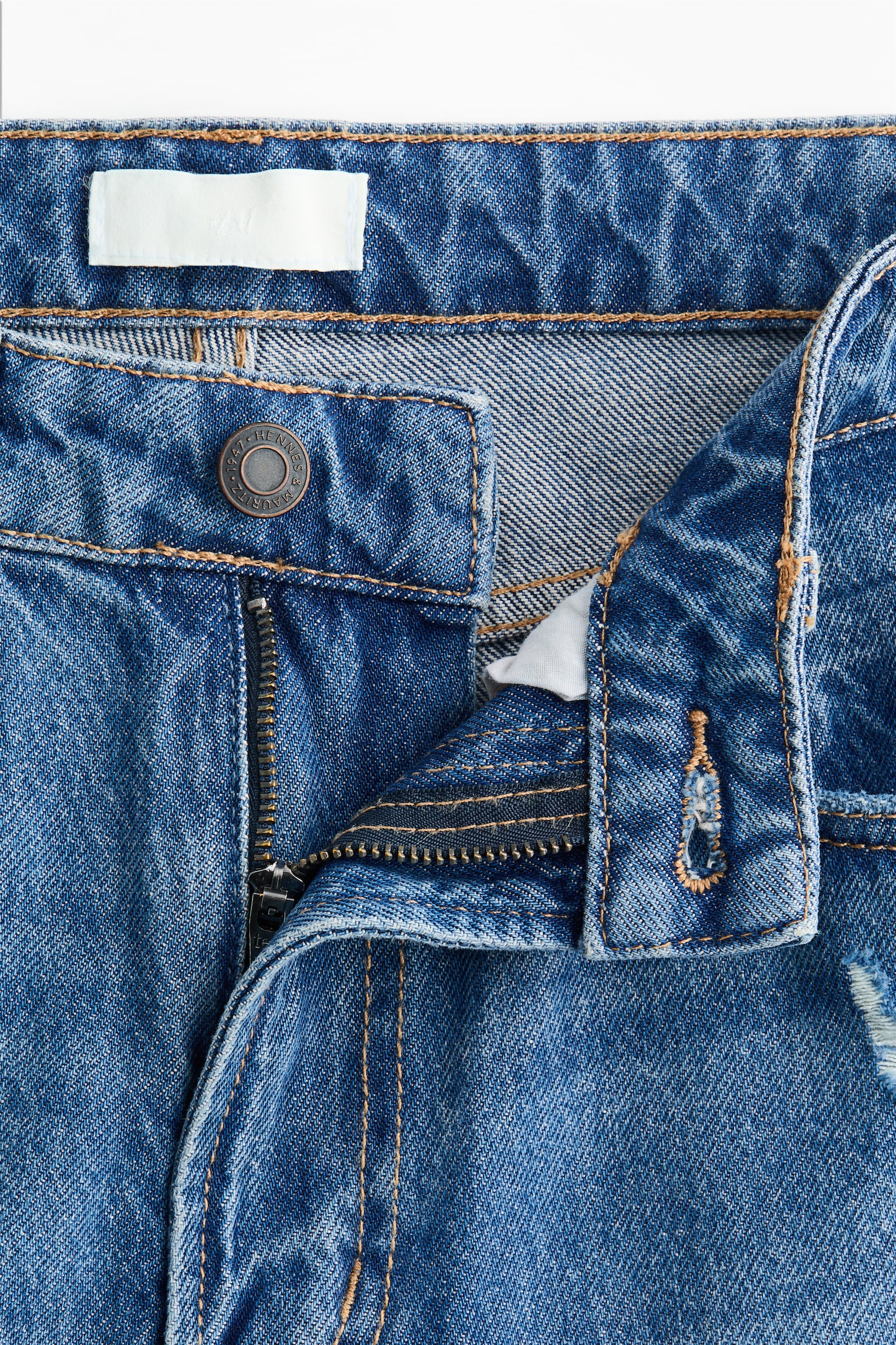 Wide High Waist Jeans - Bleu denim/Noir délavé/Gris denim/Bleu denim/Bleu denim foncé/Bleu denim marine/Blanc/Bleu denim foncé/Bleu denim foncé/Gris foncé/Bleu denim clair/Noir/Bleu denim/Blanc/Bleu denim clair - 5