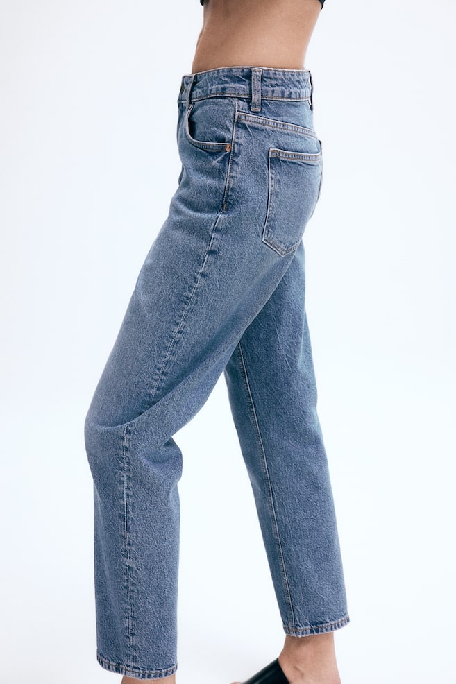 Slim Mom High Ankle Jeans - Denimblauw/Licht denimblauw/Denimblauw/Licht denimblauw/Denimblauw/Denimblauw/Donker denimblauw/Donkergrijs/Zwart - 8