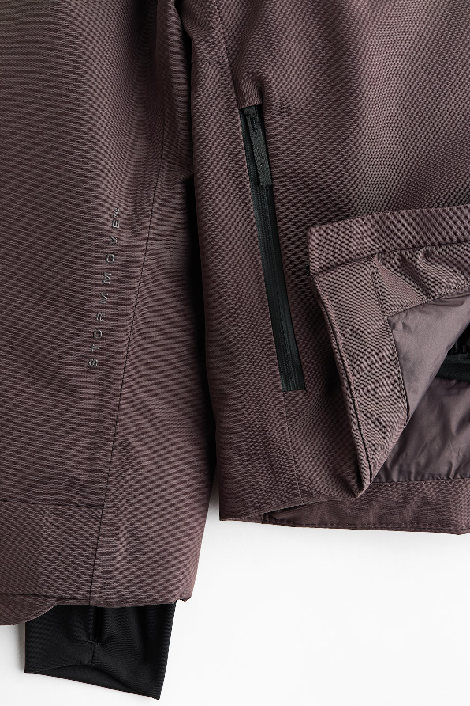Детская куртка H&M Move Padded Ski with StormMove™, цвет: Розовато-лиловый серый — фото 10