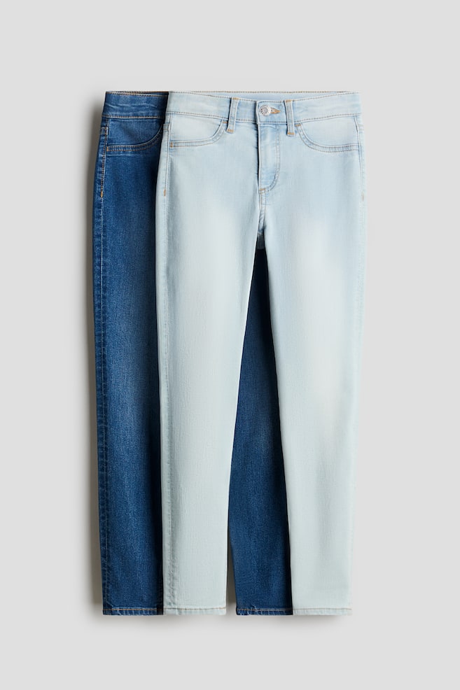 Pack de 2 vaqueros Skinny Fit - Azul denim/Azul denim claro/Azul denim claro/Negro/Azul denim/Gris denim - 1