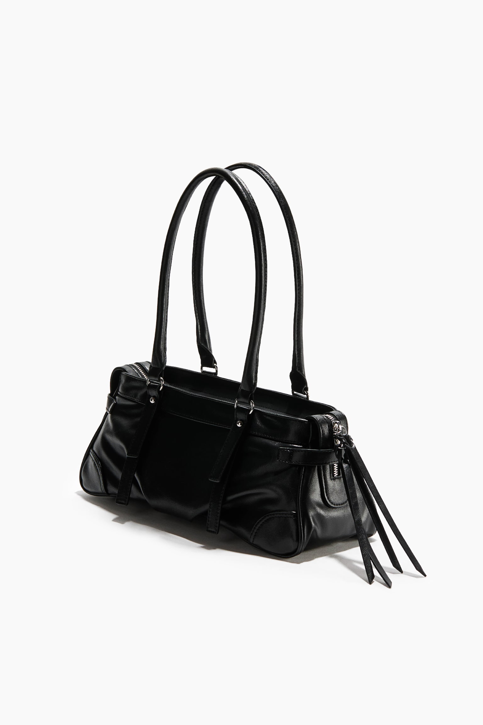 Женская сумка H&M Rectangular Shoulder, цвет: Чёрный — фото 5