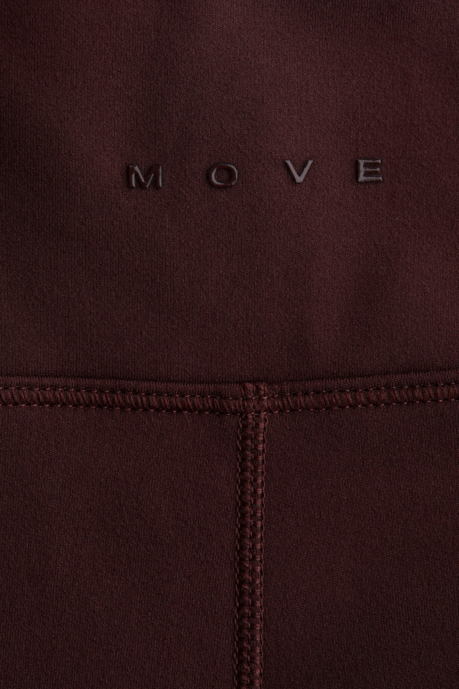 Fleece-lined sports leggings with SoftMove™ - Burgundy/Navy blue/Black/Ivory - 4