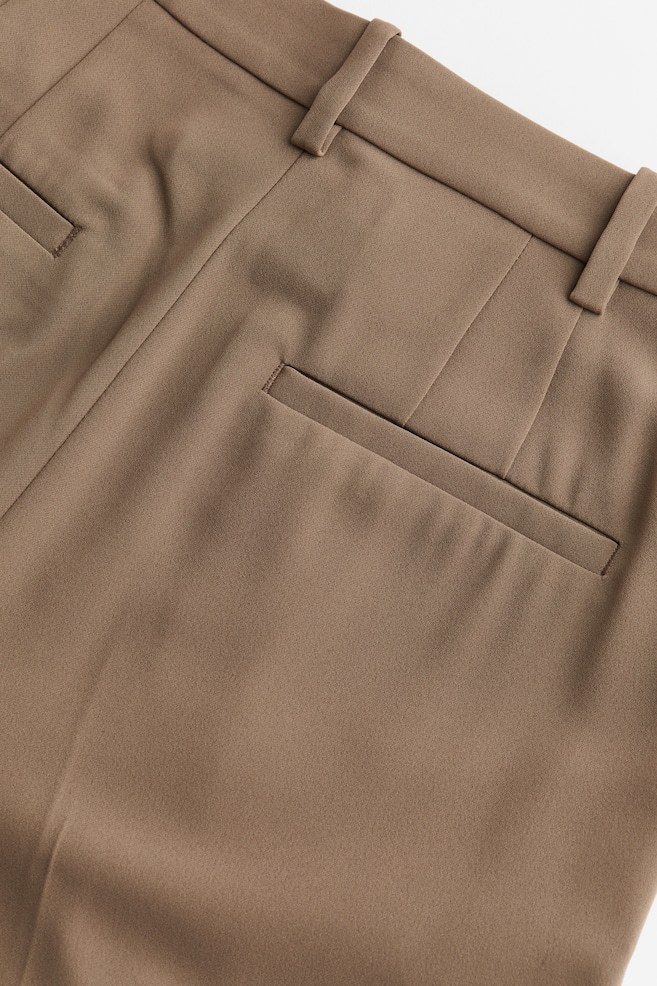 High-waisted tailored trousers - Dark beige/Black/Dark grey/Dark green - 6