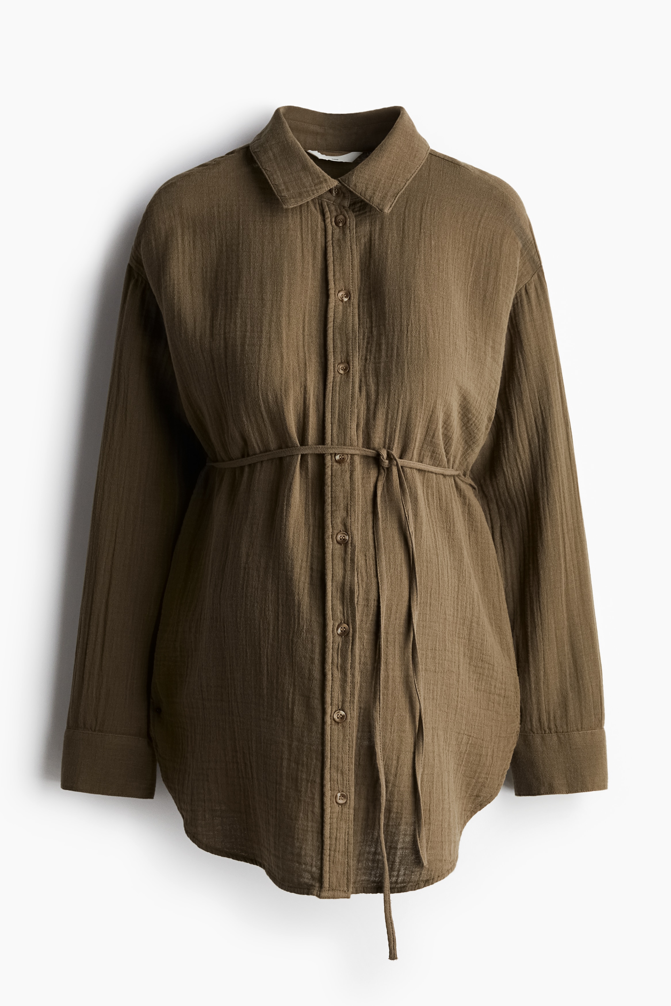 MAMA Before & After Muslin shirtModel