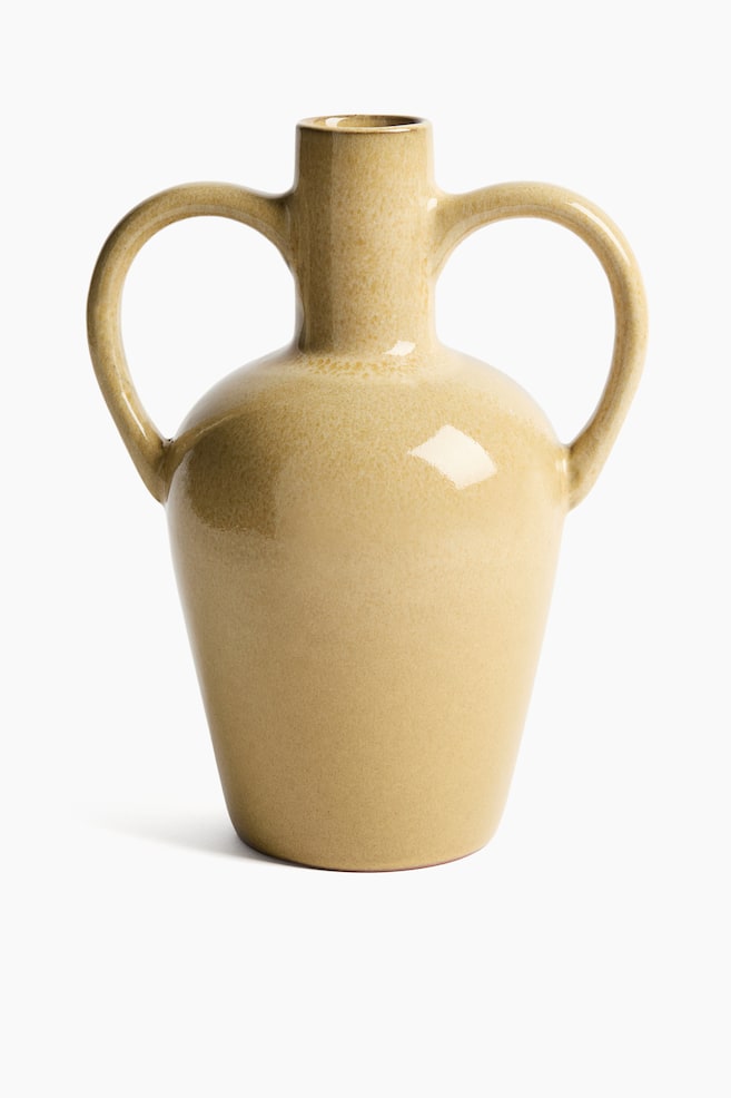 Large terracotta vase - Beige - 1