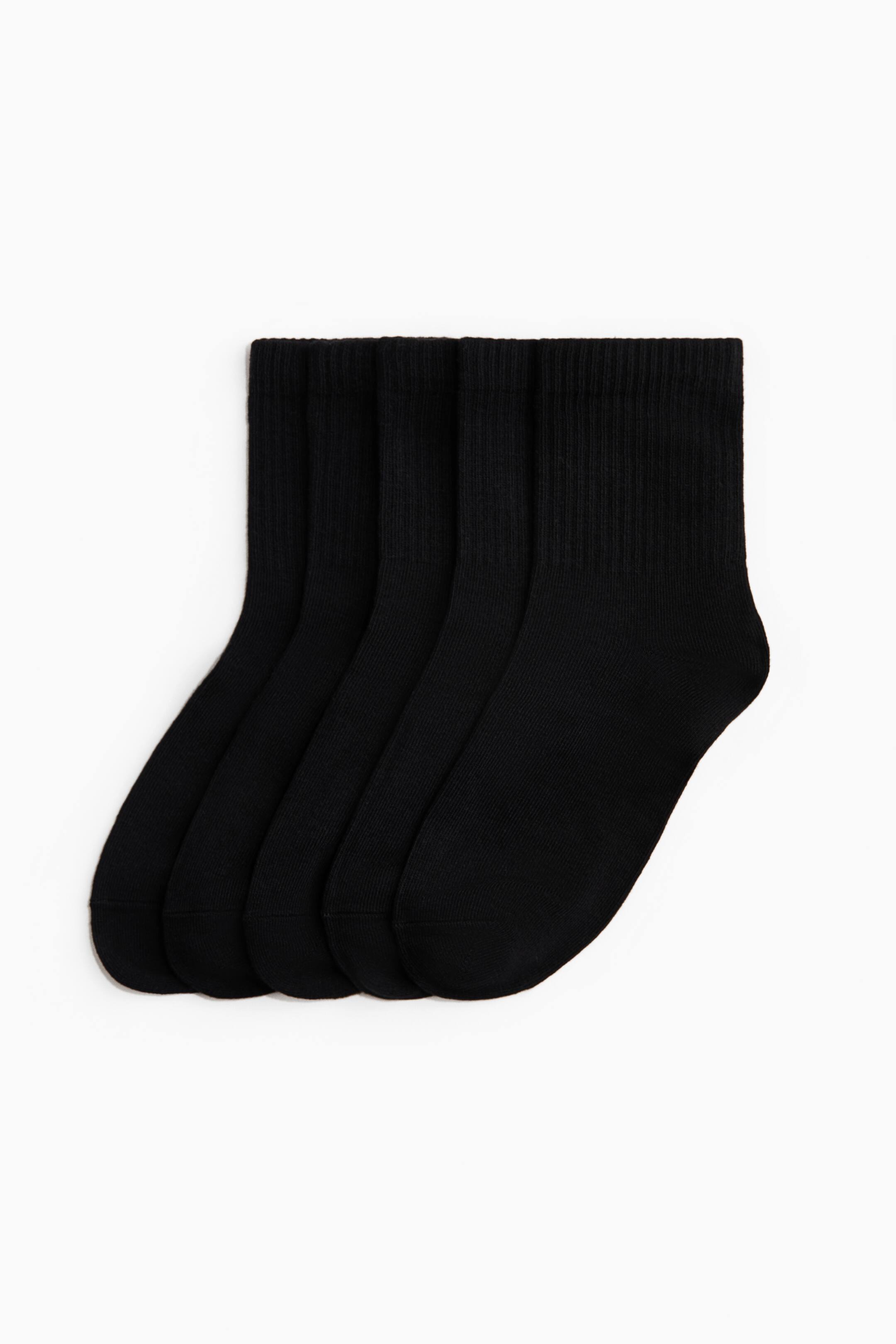 View larger image: 5-pack socks - Black - Ladies | H&M 1