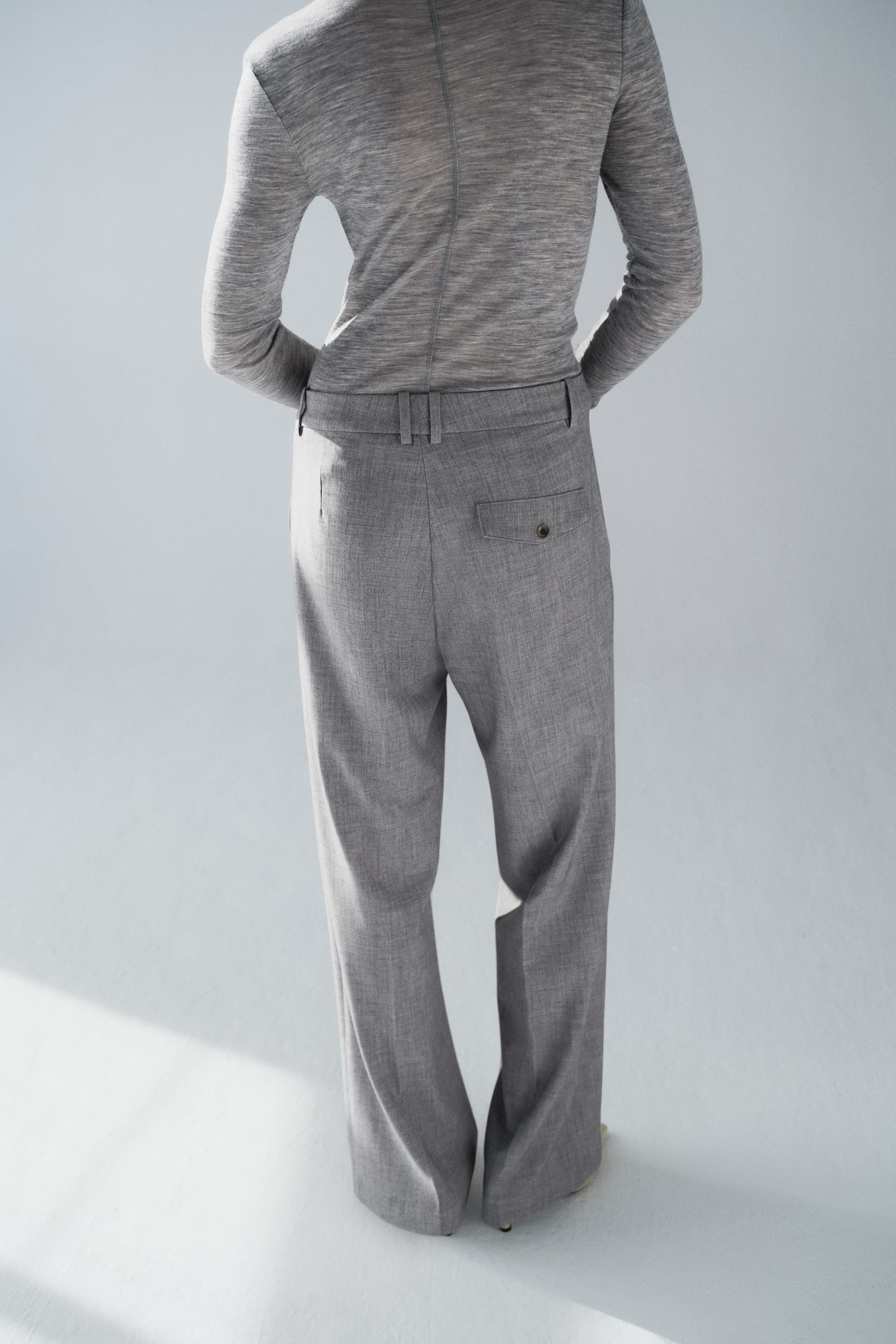 grey dress pants h&m Ladies - Gray Dress Pants - Size: 4