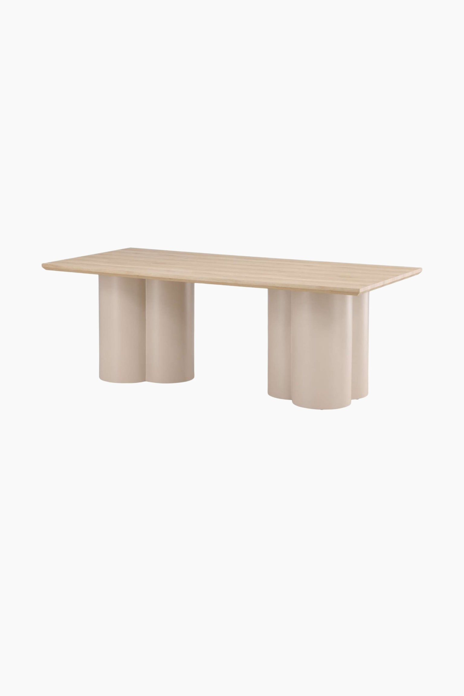 Olivia Dining Table - Mdf, Hvidlaseret - 3