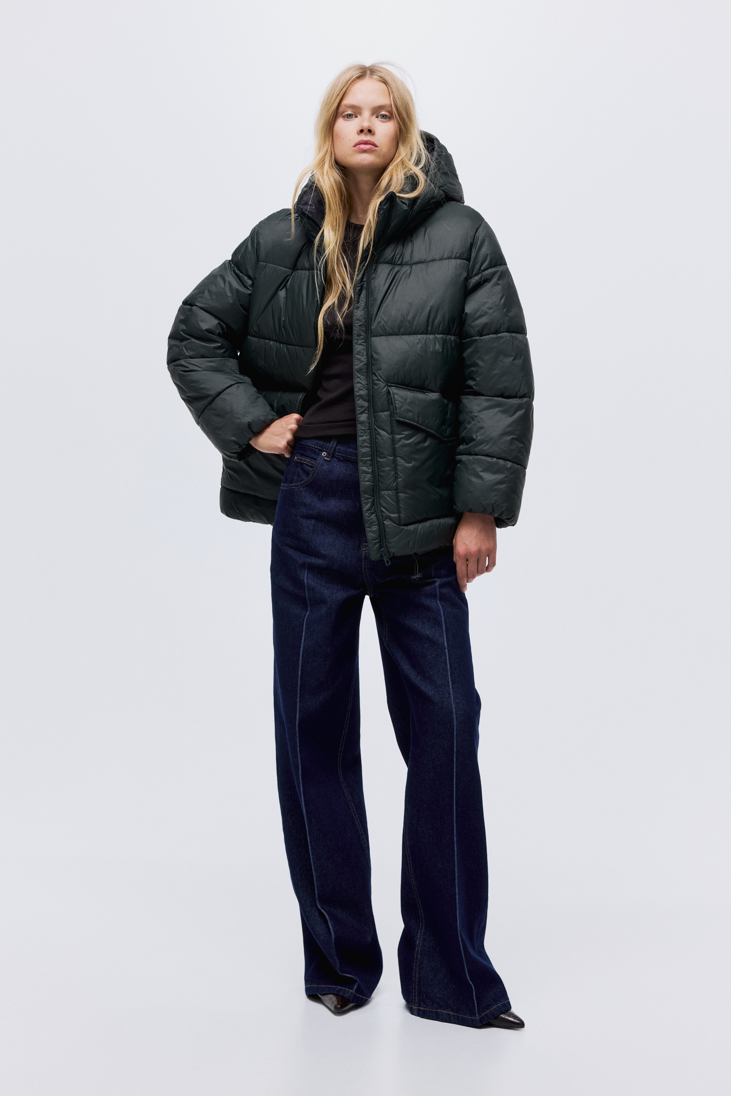 Oversized puffer jacket