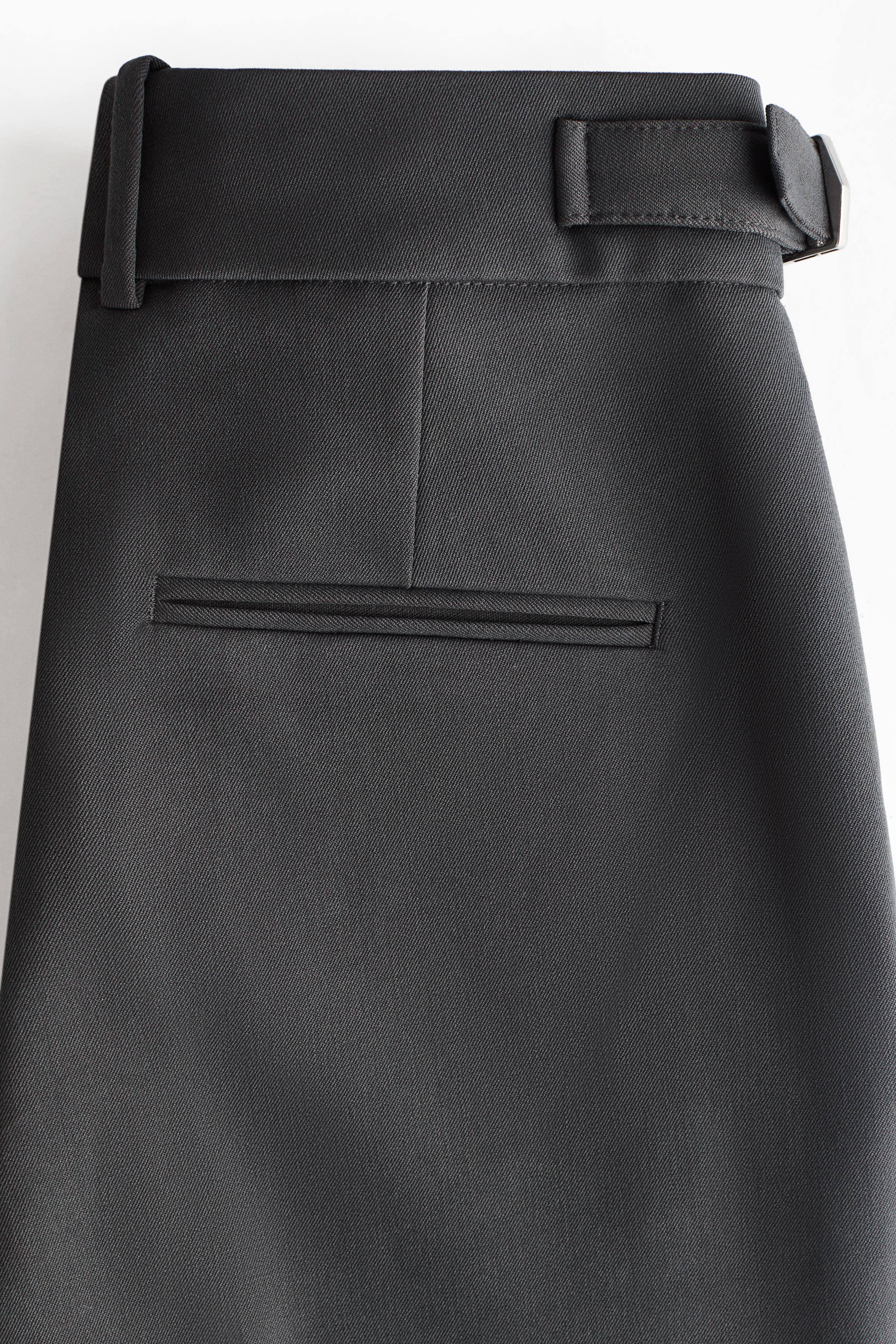 Pantalon droit en sergé