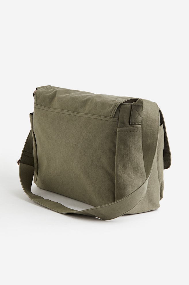 Messenger bag - Khaki green/Black - 5