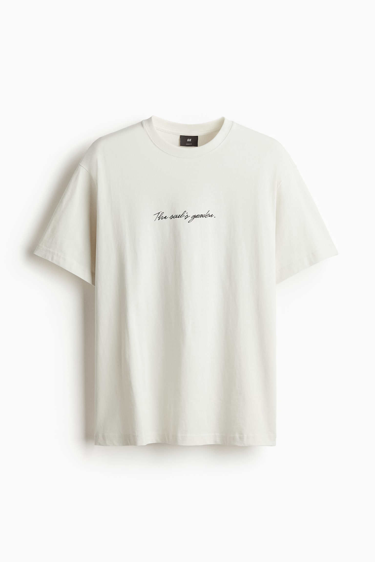 ルーズフィット プリントTシャツ - ホワイト／The Soul's Garden/ホワイト／Amalfi/ベージュ／Connect To Nature/ホワイト／Porchini Labs - 1