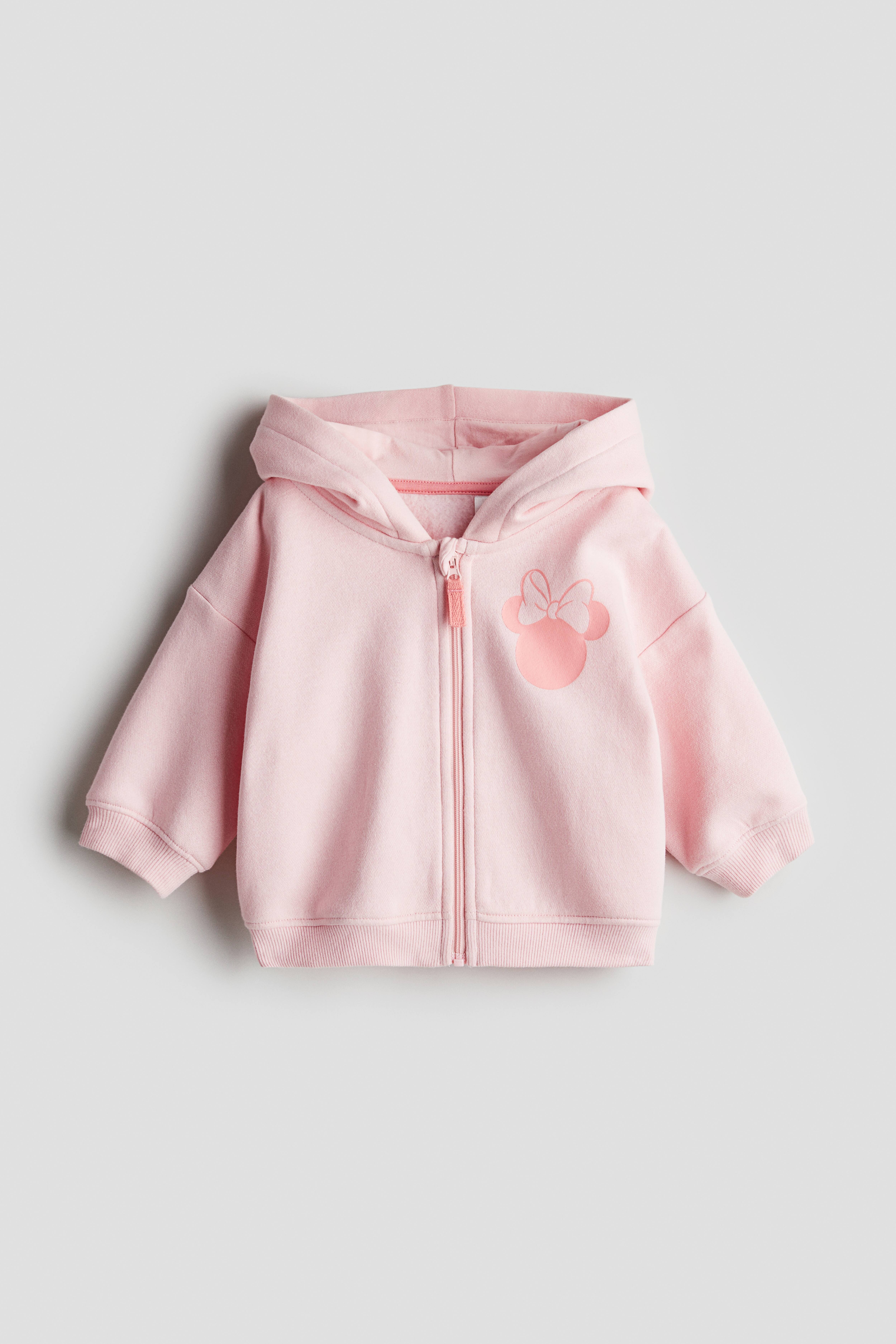 H&M pink jacket baby pink shops size 4