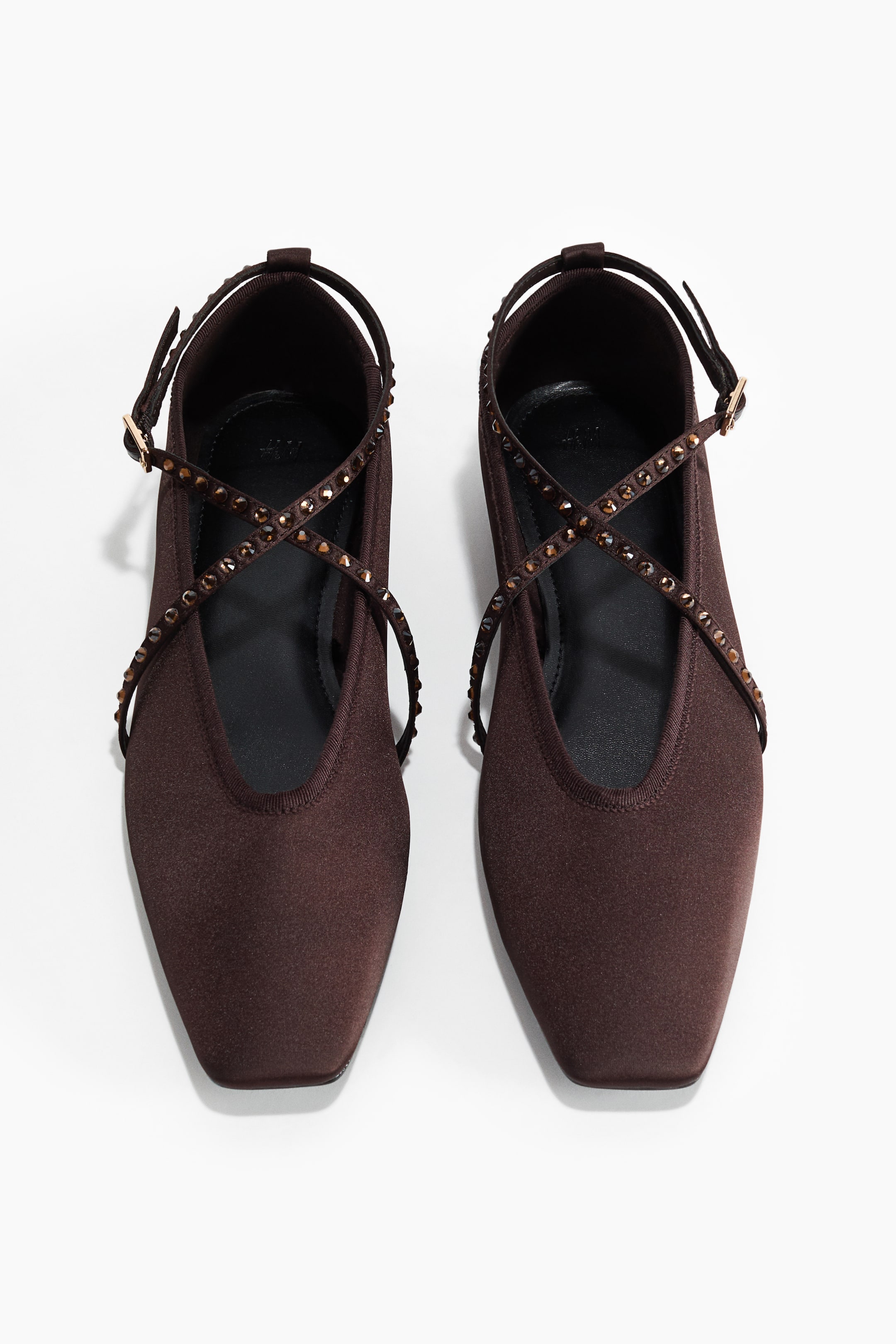 Visualizza immagine più grande: Square-toe ballet flats - Marrone scuro - DONNA | H&M IT 3