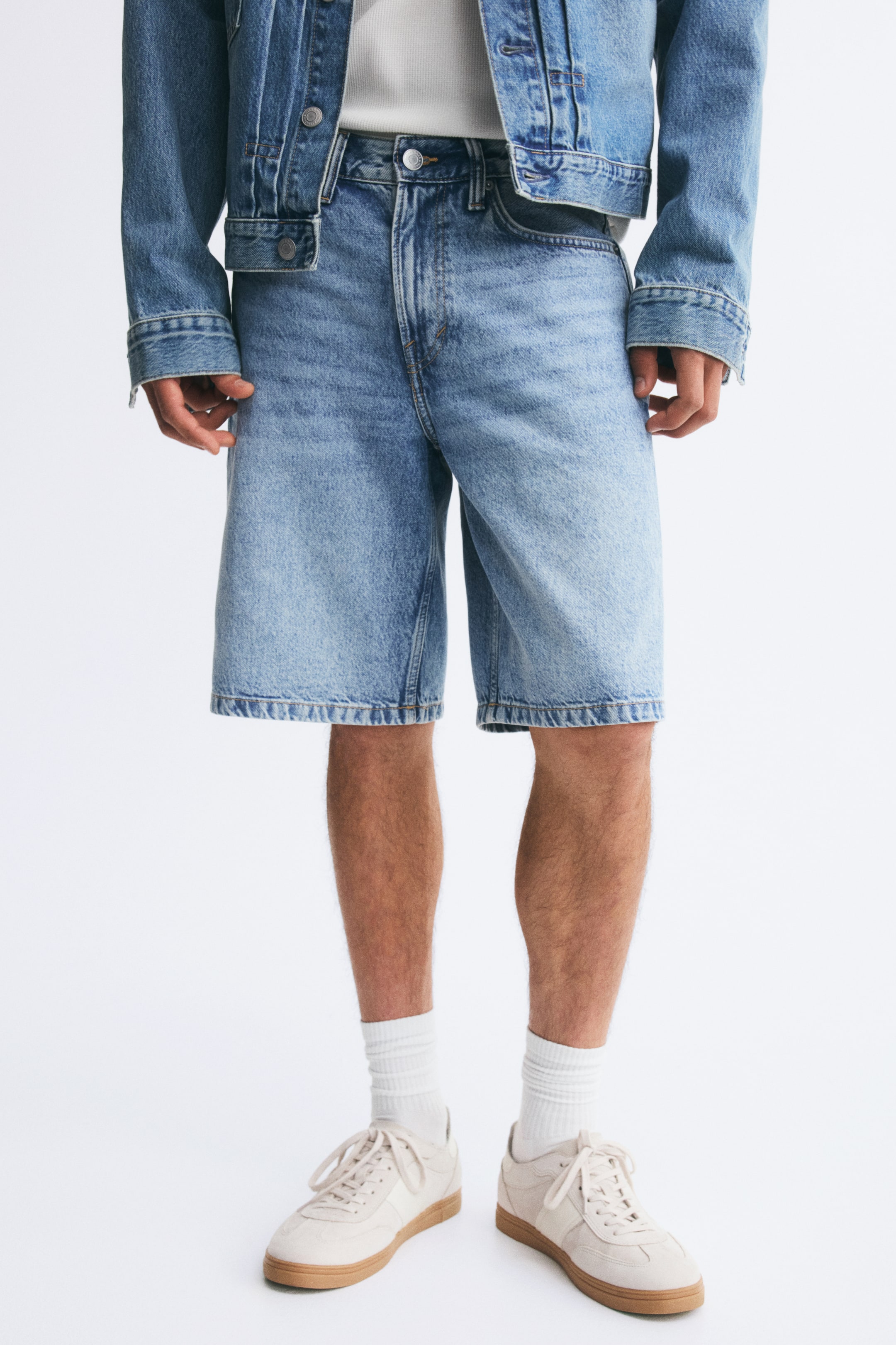 Relaxed Denim Shorts