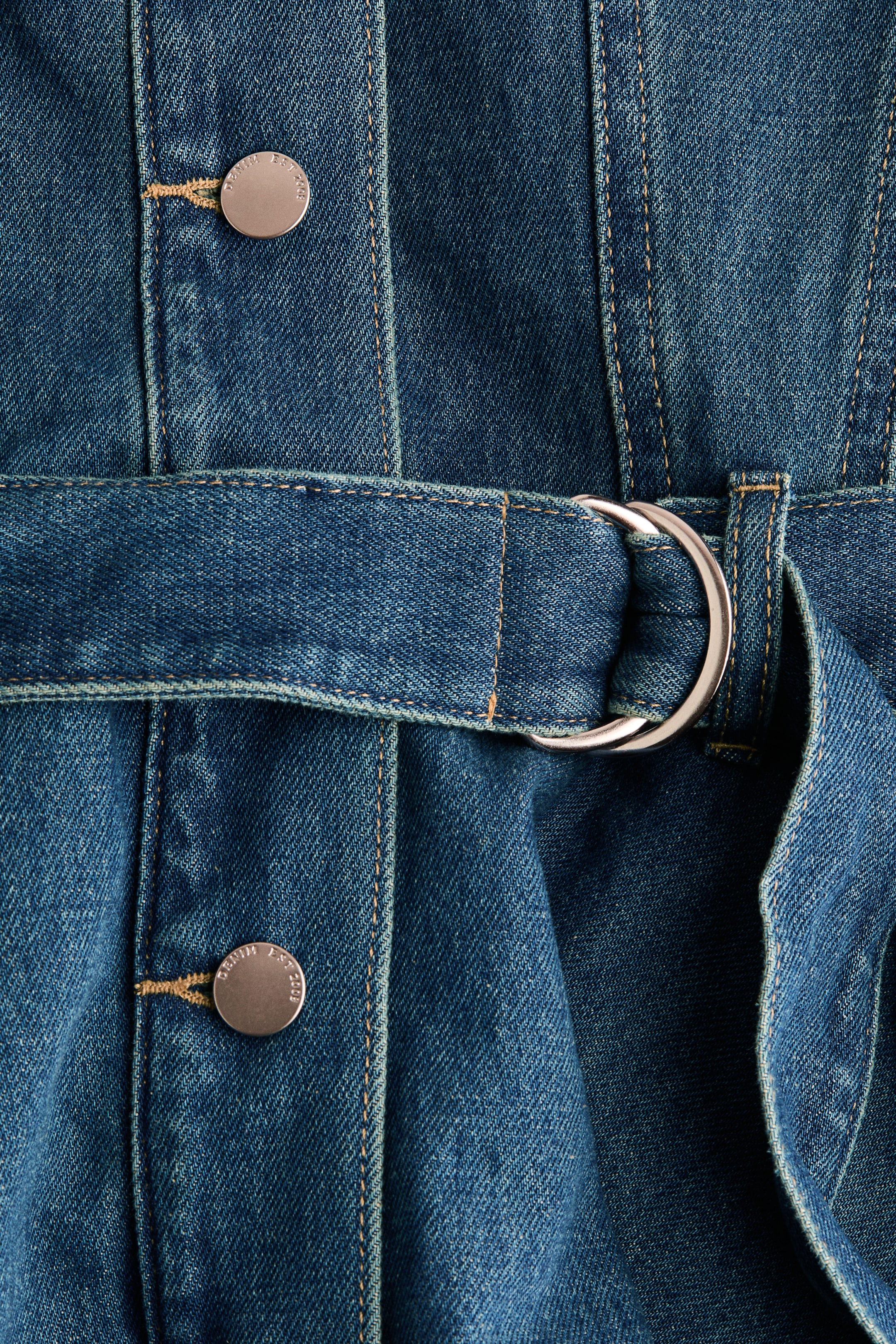Robe chemise en denim