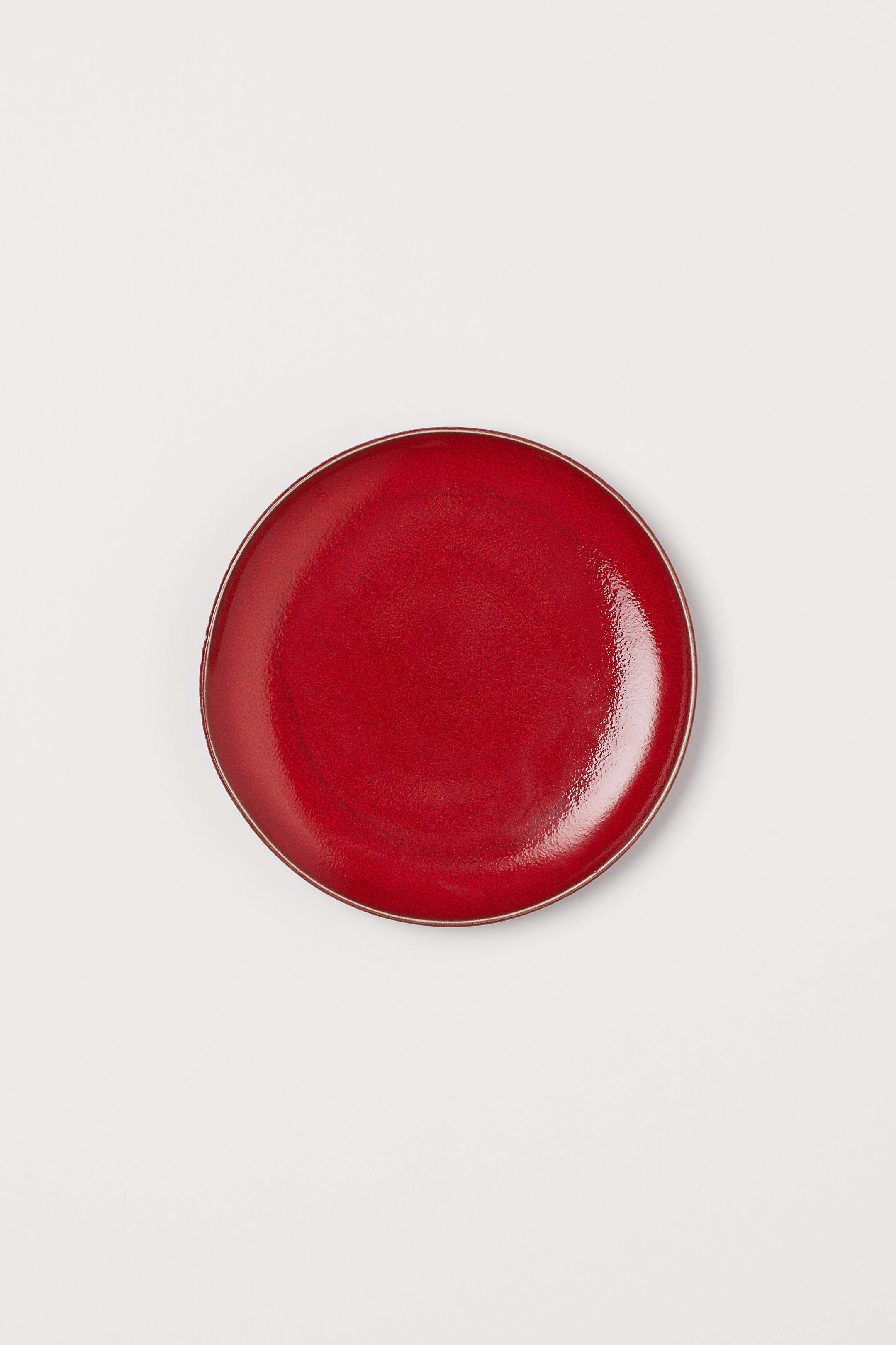 Ampliar la imagen: Plato pequeño de cerámica - Rojo - Home All | H&M MX 2