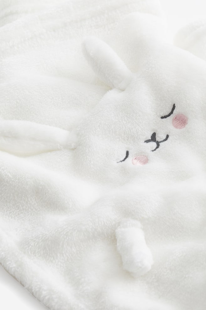 Coperta neonato con applicazioni - Bianco/coniglietto/Beige chiaro/orso - 3