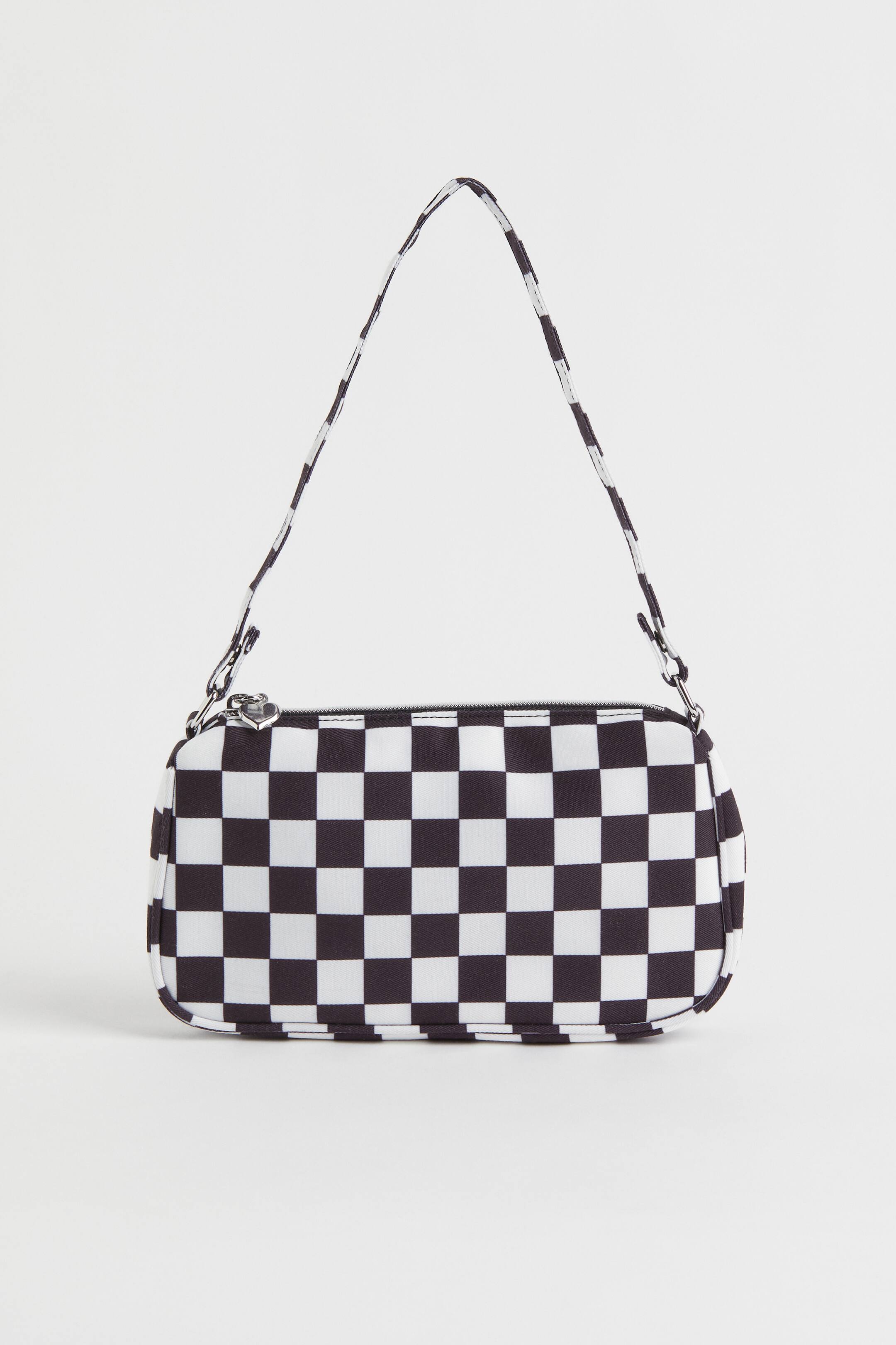 查看大圖: Shoulder bag - 黑色/格紋 - Kids | H&M 1
