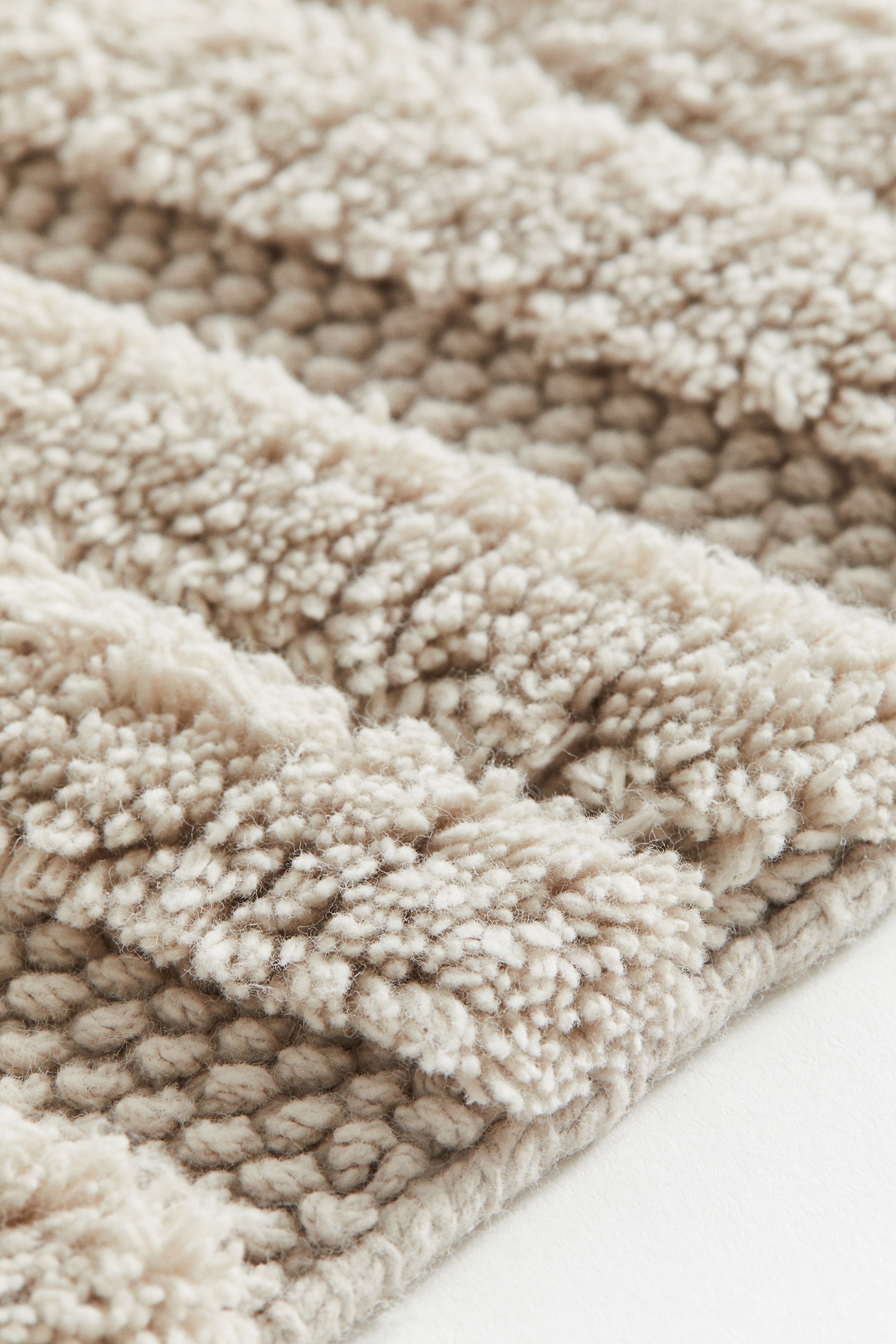 Fringed Cotton Bath Mat