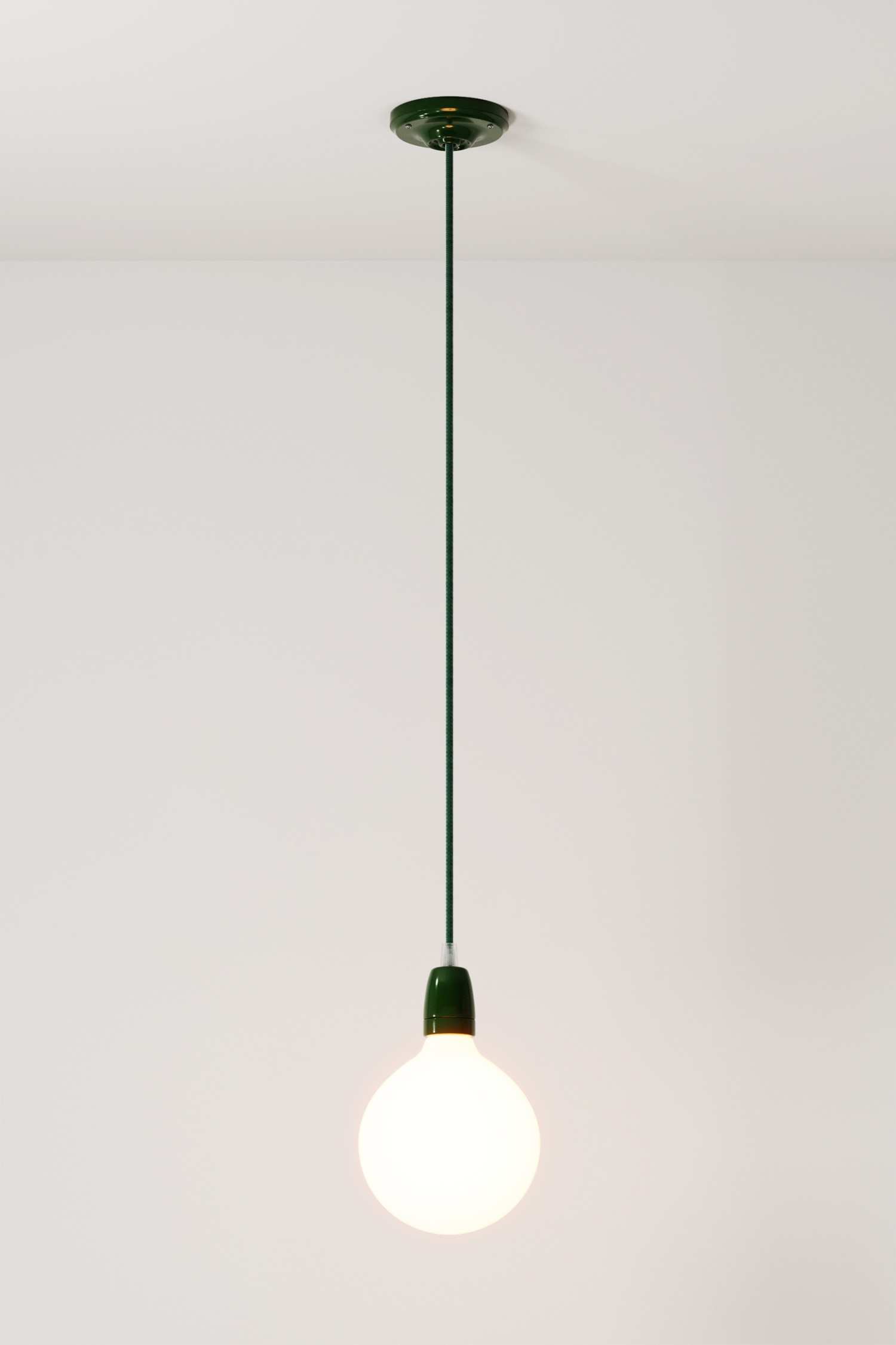 Creative-Cables - Hanglamp In Porselein Met Lamp - Groente
