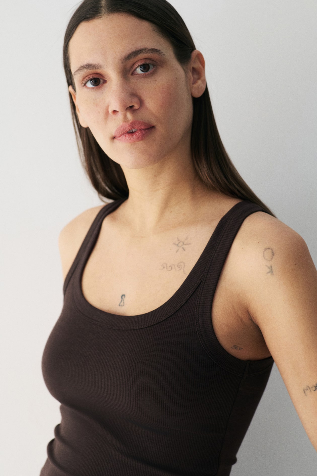 Cooling Slim-Fit Ribbed Tank Top - image 2