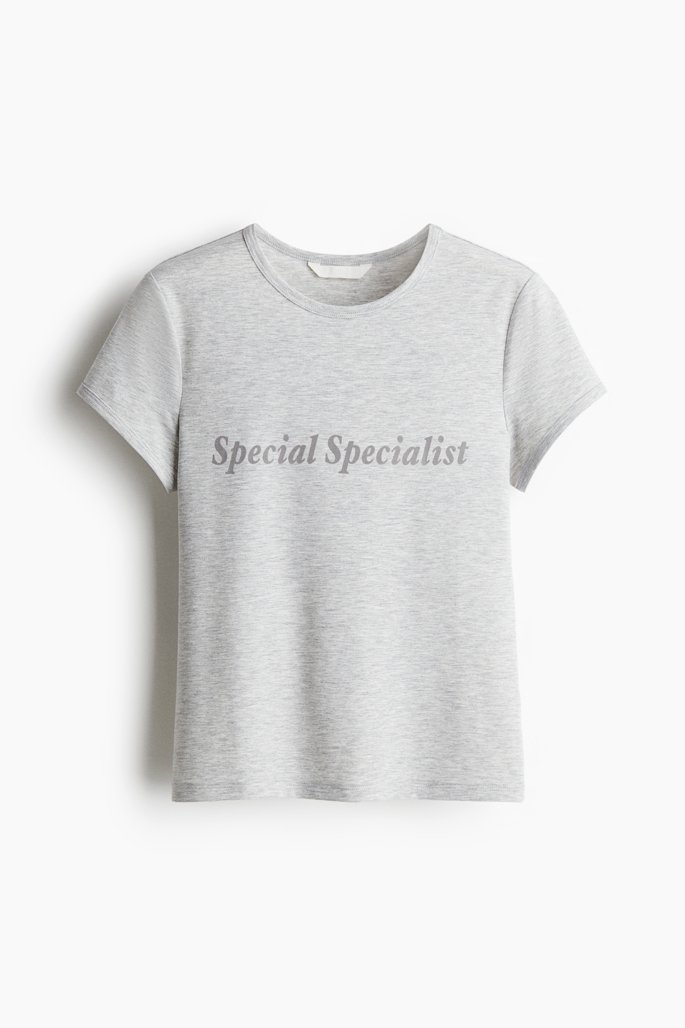 Text-motif T-shirt - Light grey marl/Specialist/White/New Me/Black/Creating