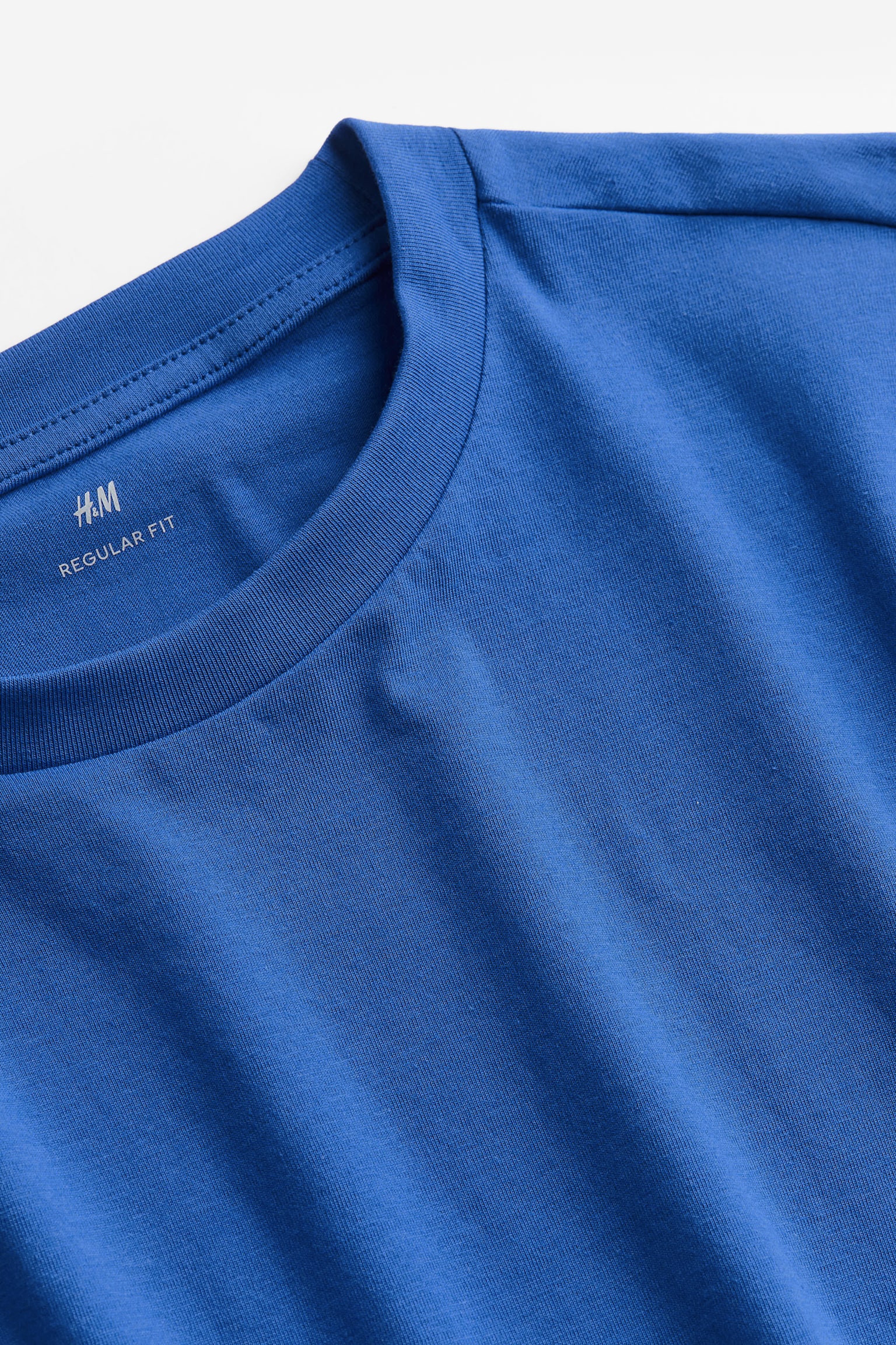 Áo thun Regular Fit - Màu xanh dương/Màu xanh lá rừng/Màu trắng/Màu xanh lá rừng/Màu xanh tím than/Màu be nhạt/Màu xám đốm/Màu đen - 2