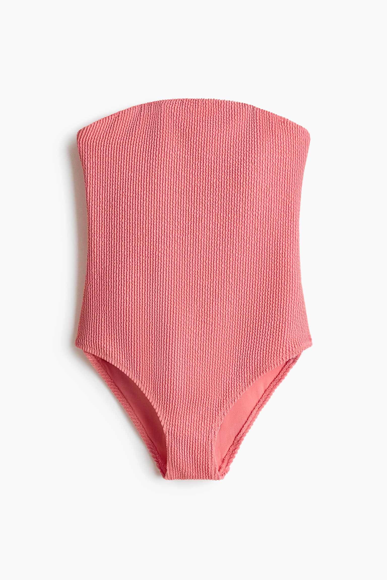 Costume de bain bandeau coussiné - Rose - 5